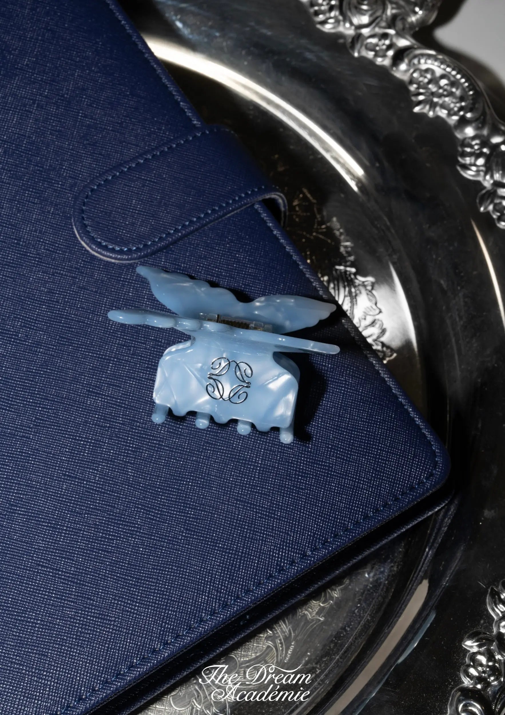 Cloud Blue Butterfly Hair Claw The Dream Académie