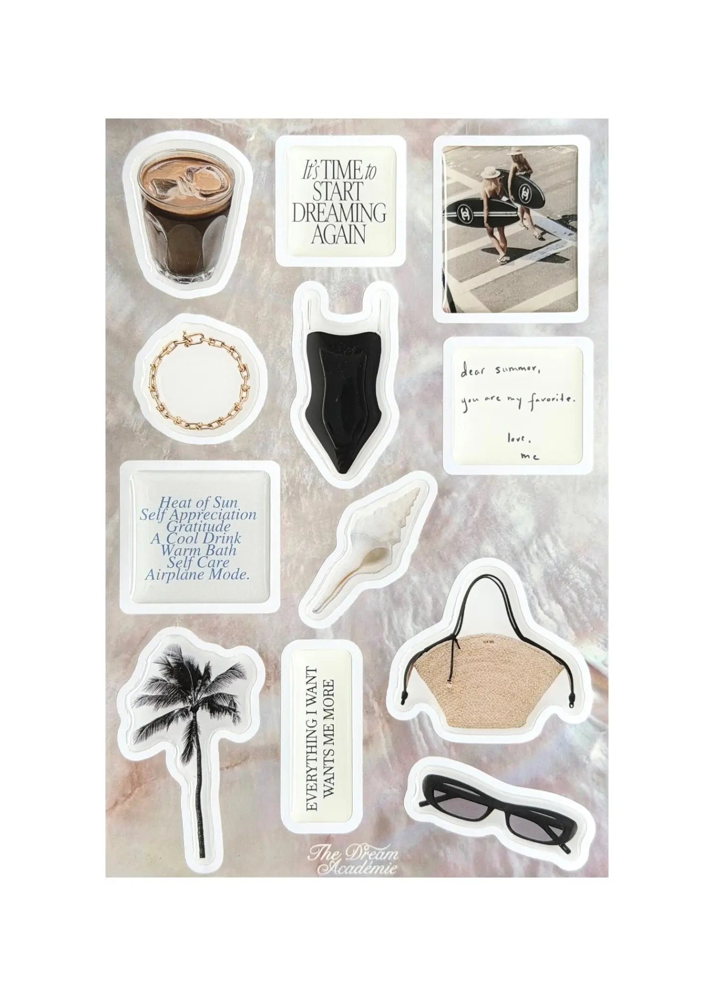 Sun-Kissed Dreams Sticker Set The Dream Académie