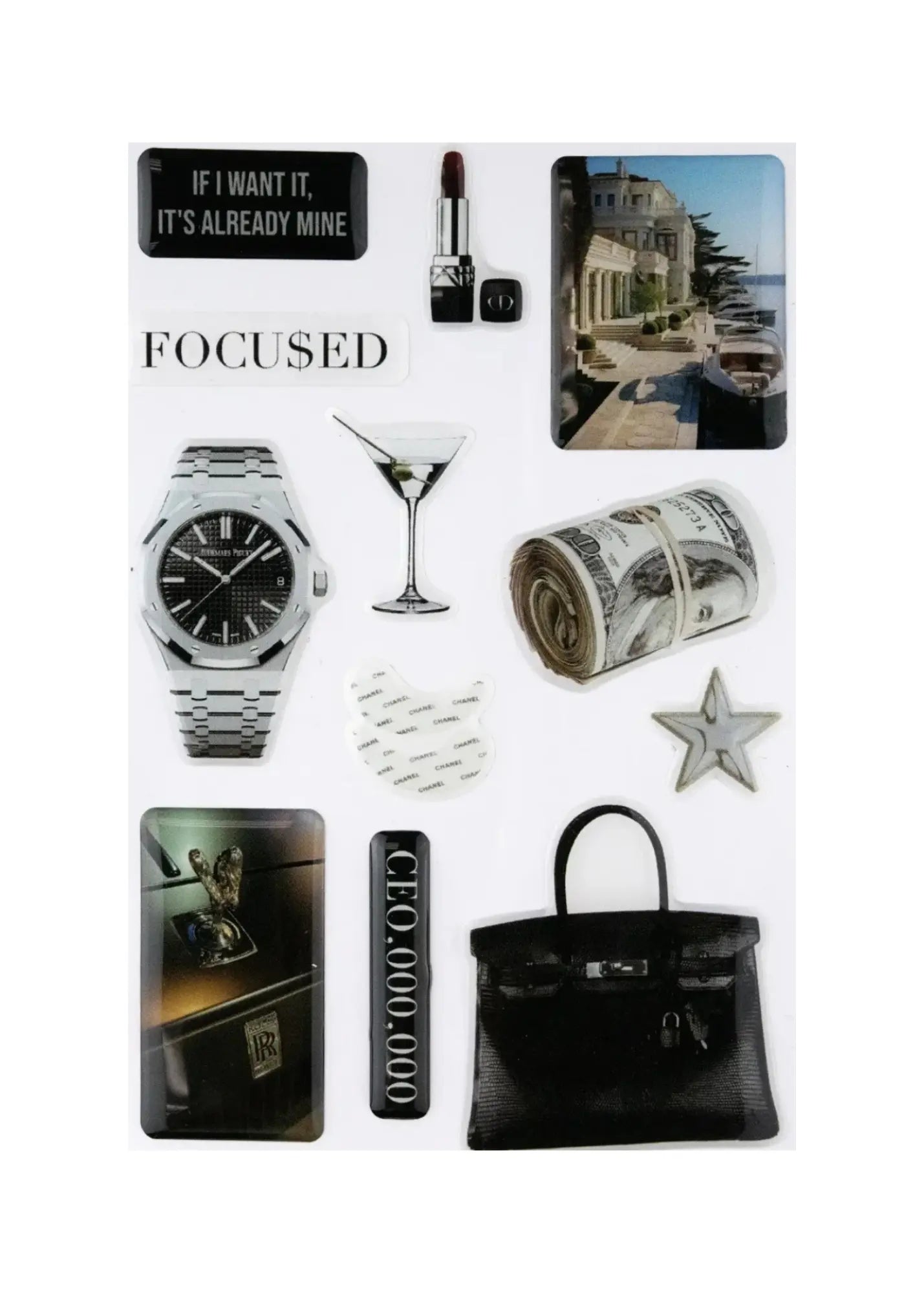 Boss Energy Sticker Set The Dream Académie