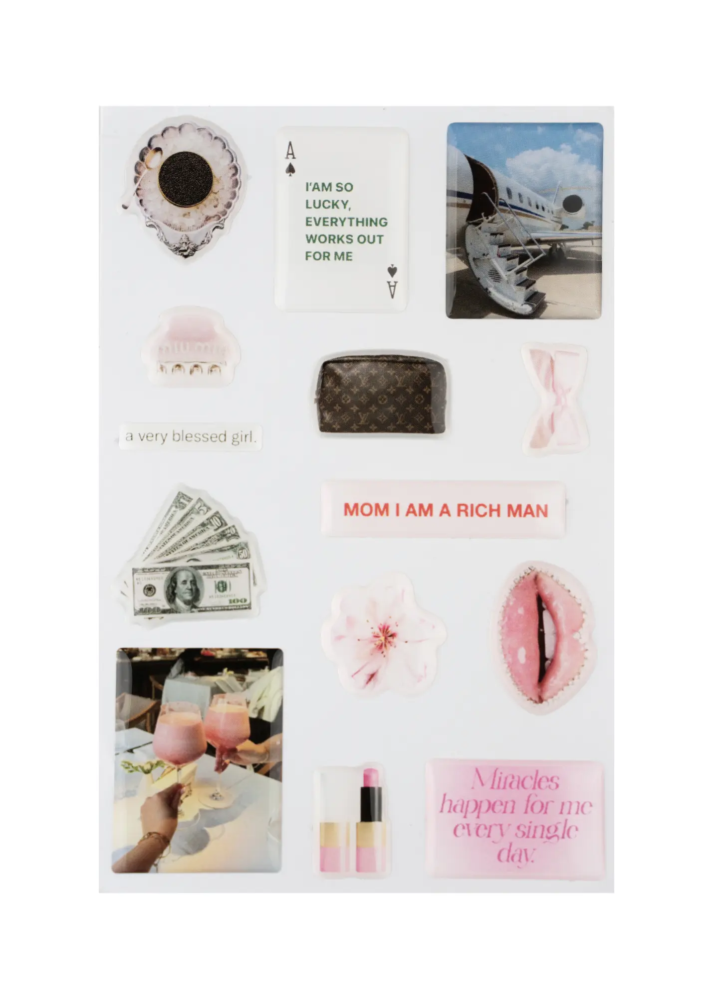 Lucky Girl Sticker Set The Dream Académie