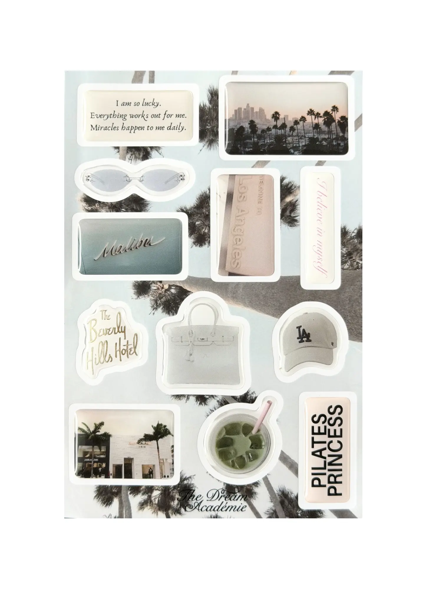 Beverly Hills Sticker Set The Dream Académie