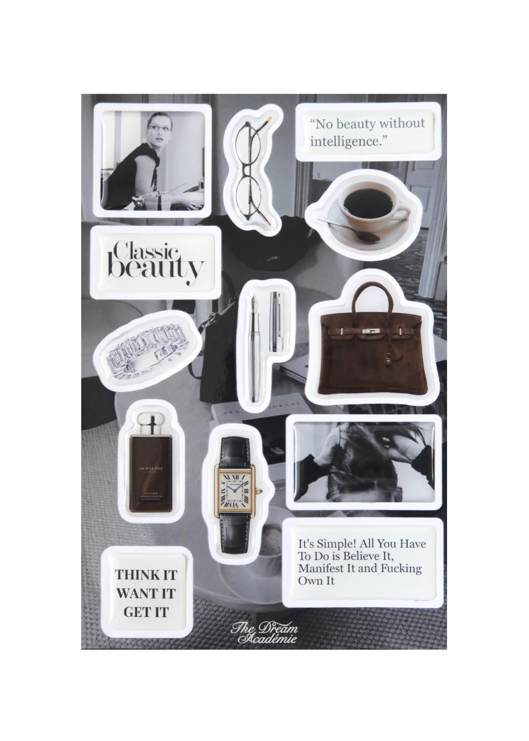 Classic Beauty Sticker Set The Dream Académie