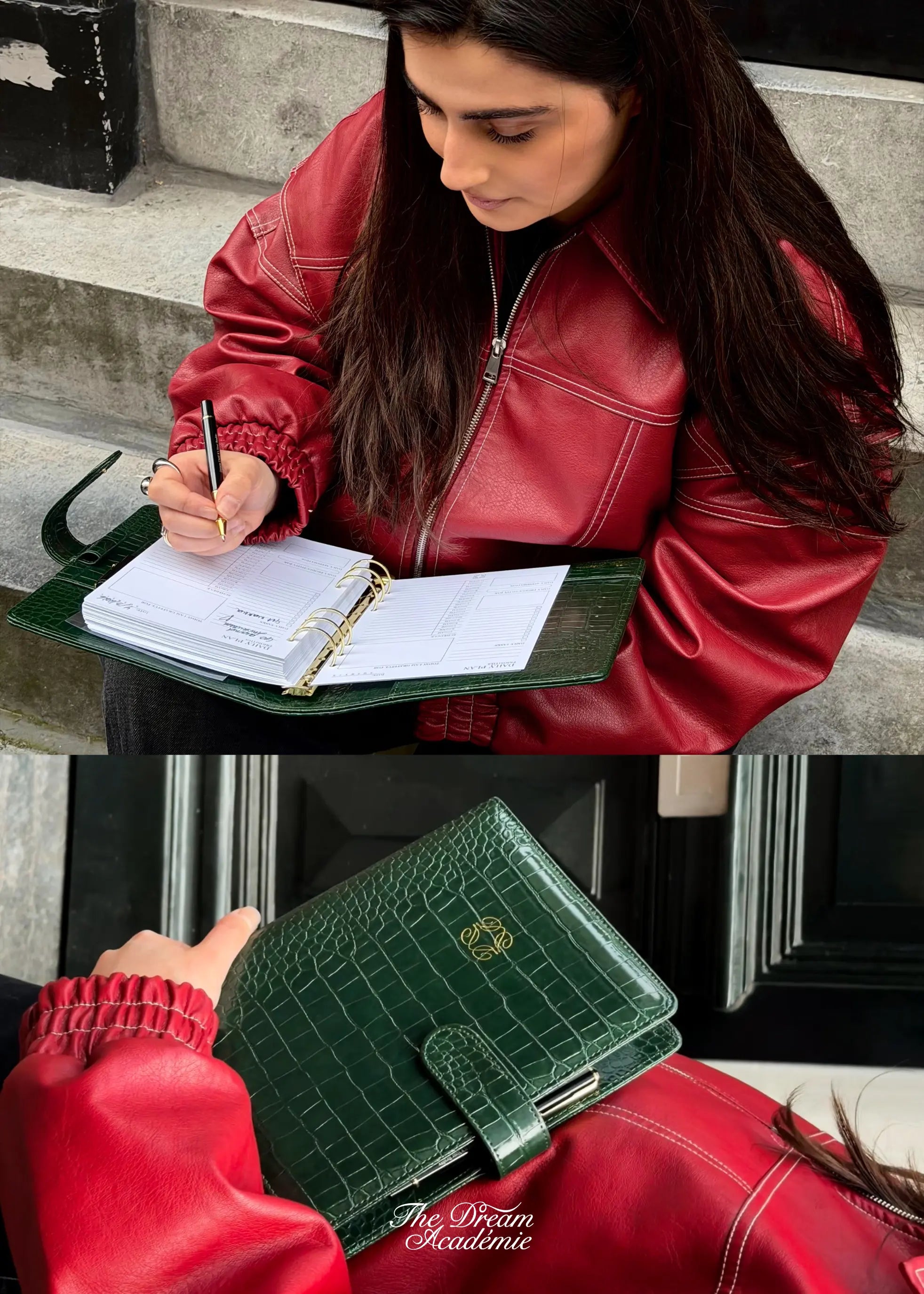 Green Croc A5 Planner The Dream Académie