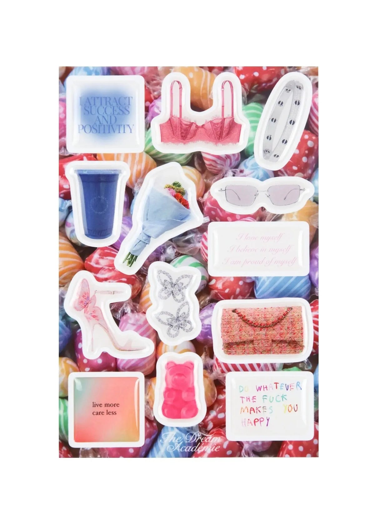 Candy Cane Sticker Set The Dream Académie