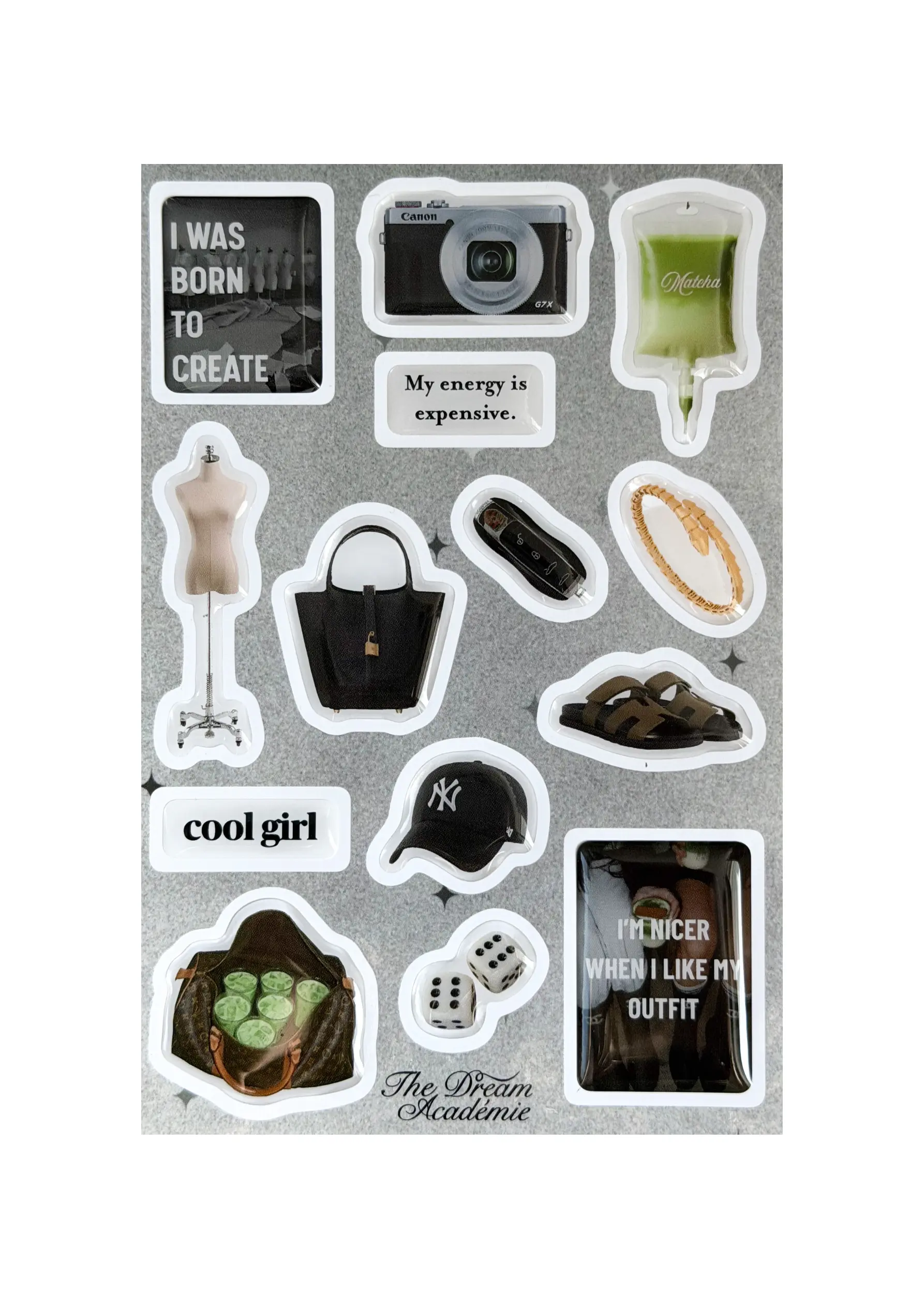 Elina Petrosyan x TDA Sticker Set The Dream Académie