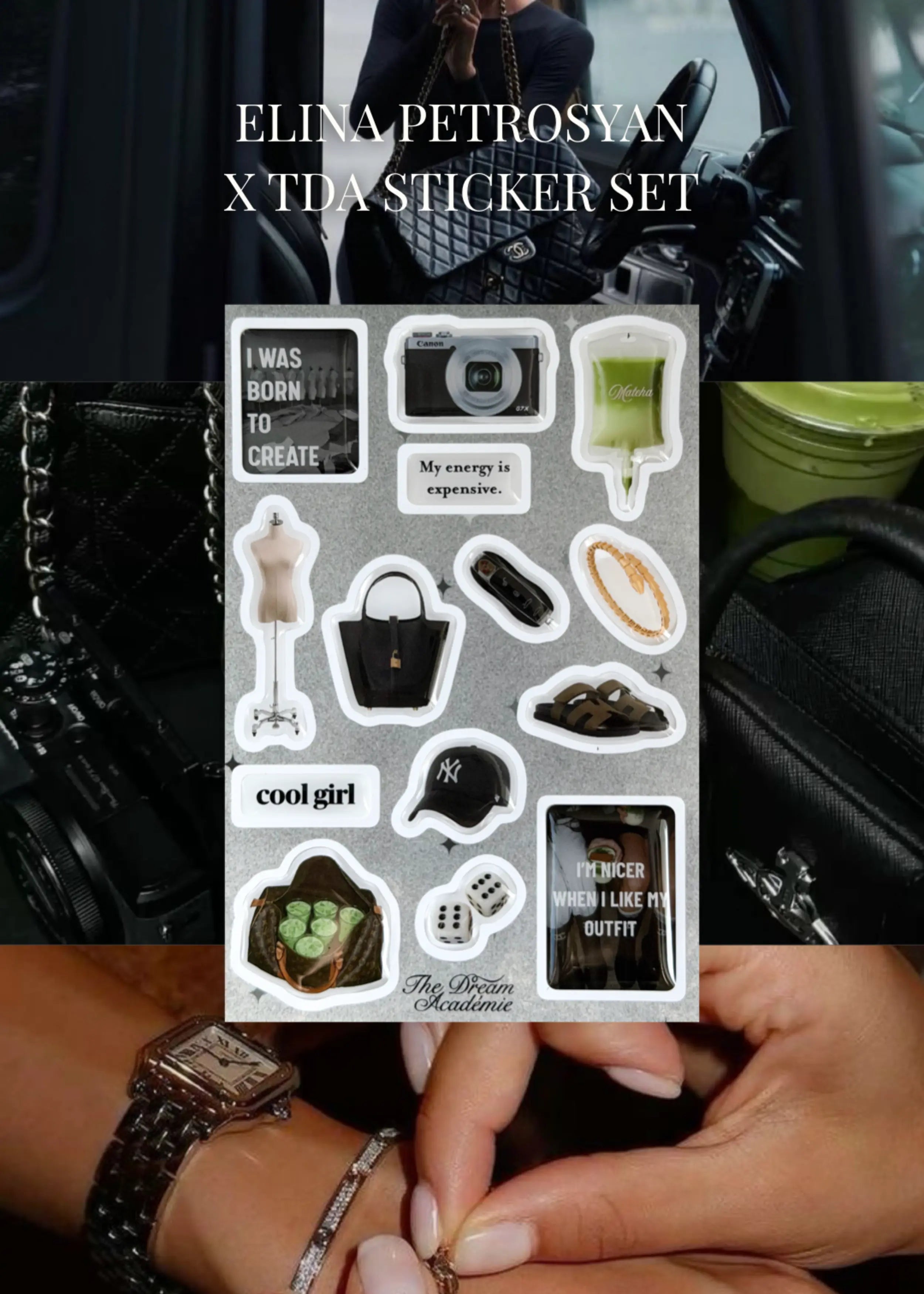 Elina Petrosyan x TDA Sticker Set The Dream Académie
