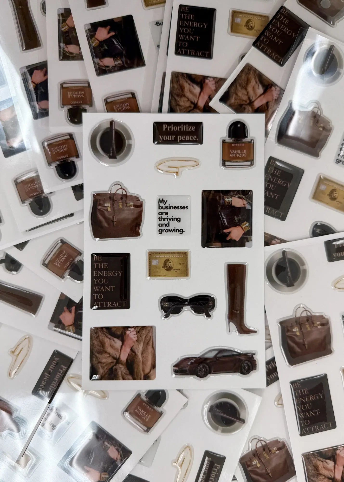 Golden Autumn Sticker Set The Dream Académie