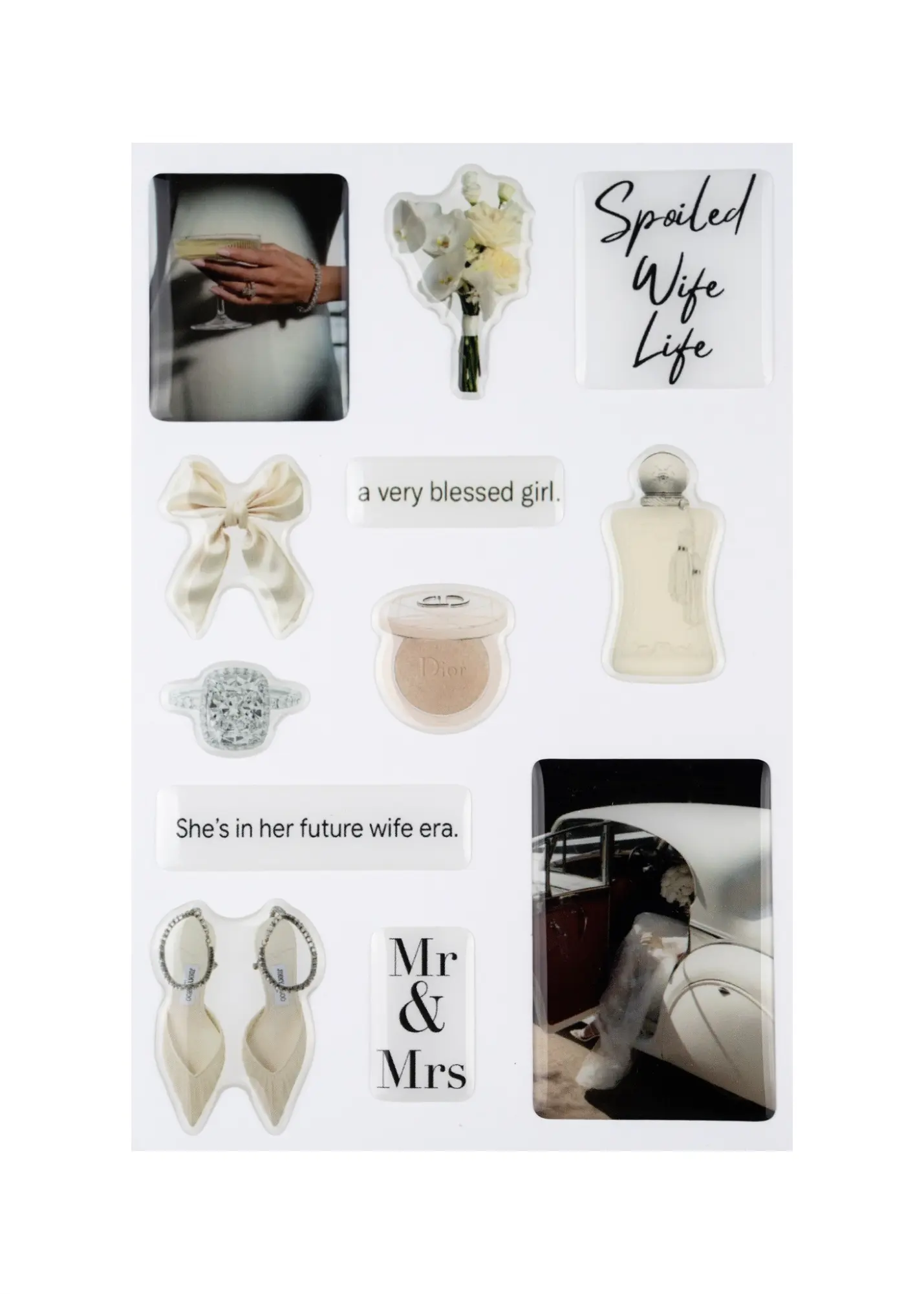 Bridal Bliss Sticker Set The Dream Académie
