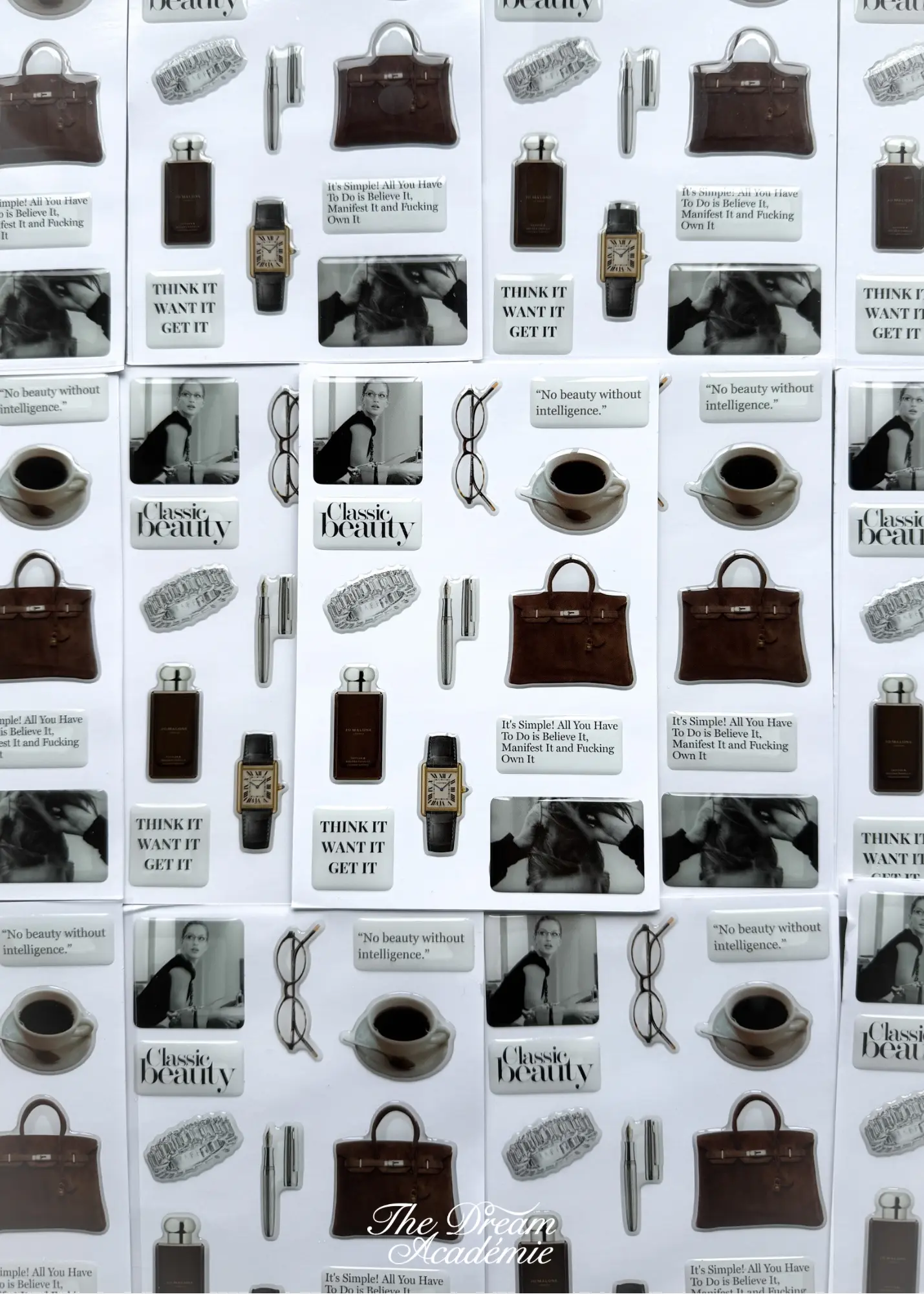 Classic Beauty Sticker Set The Dream Académie