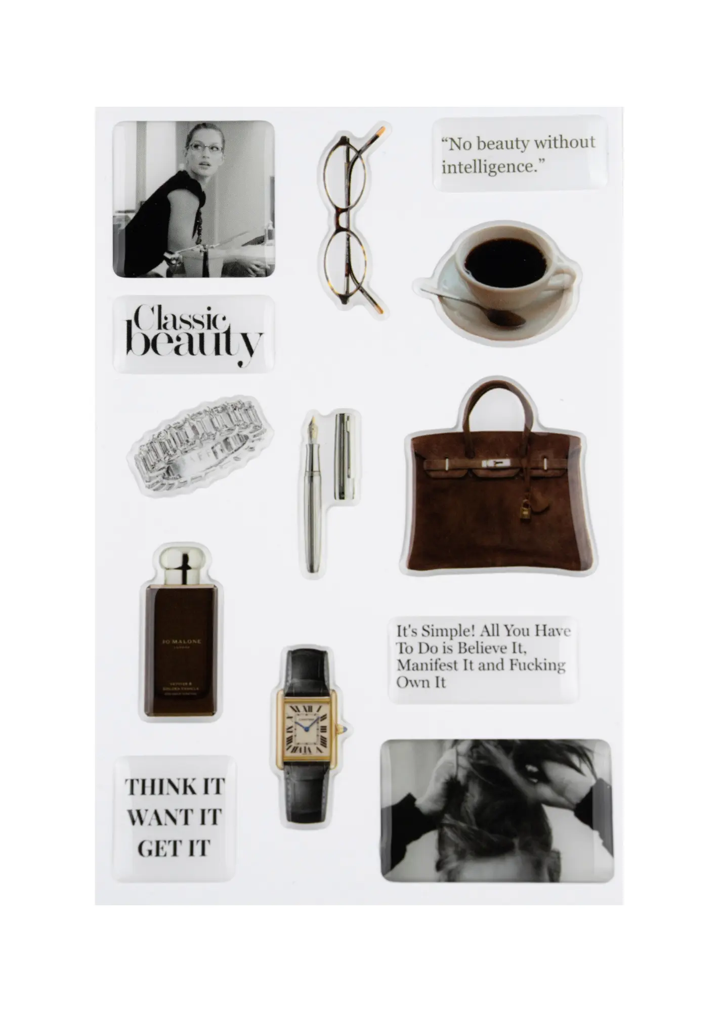 Classic Beauty Sticker Set The Dream Académie