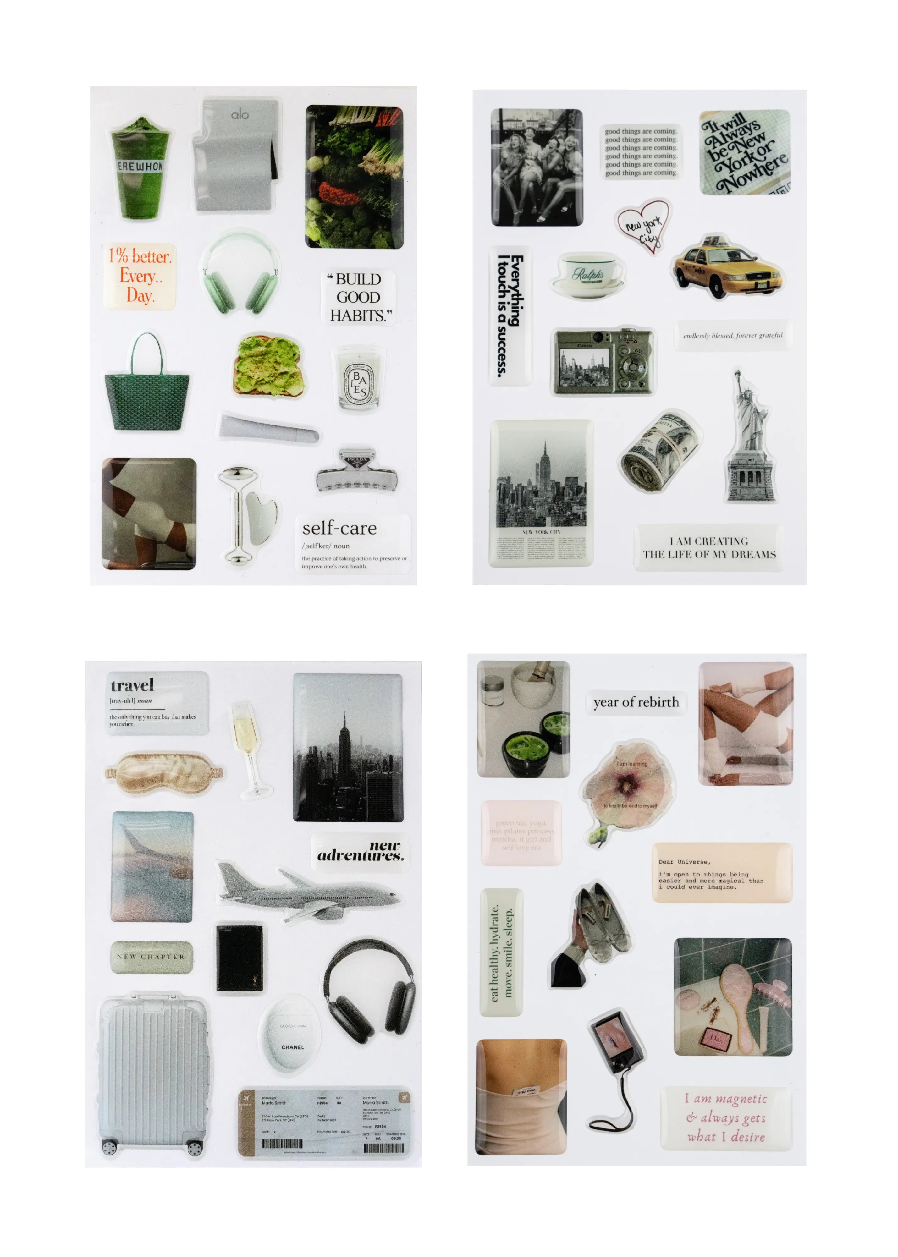 The Glow & Grow 3D Sticker Set Bundle The Dream Académie