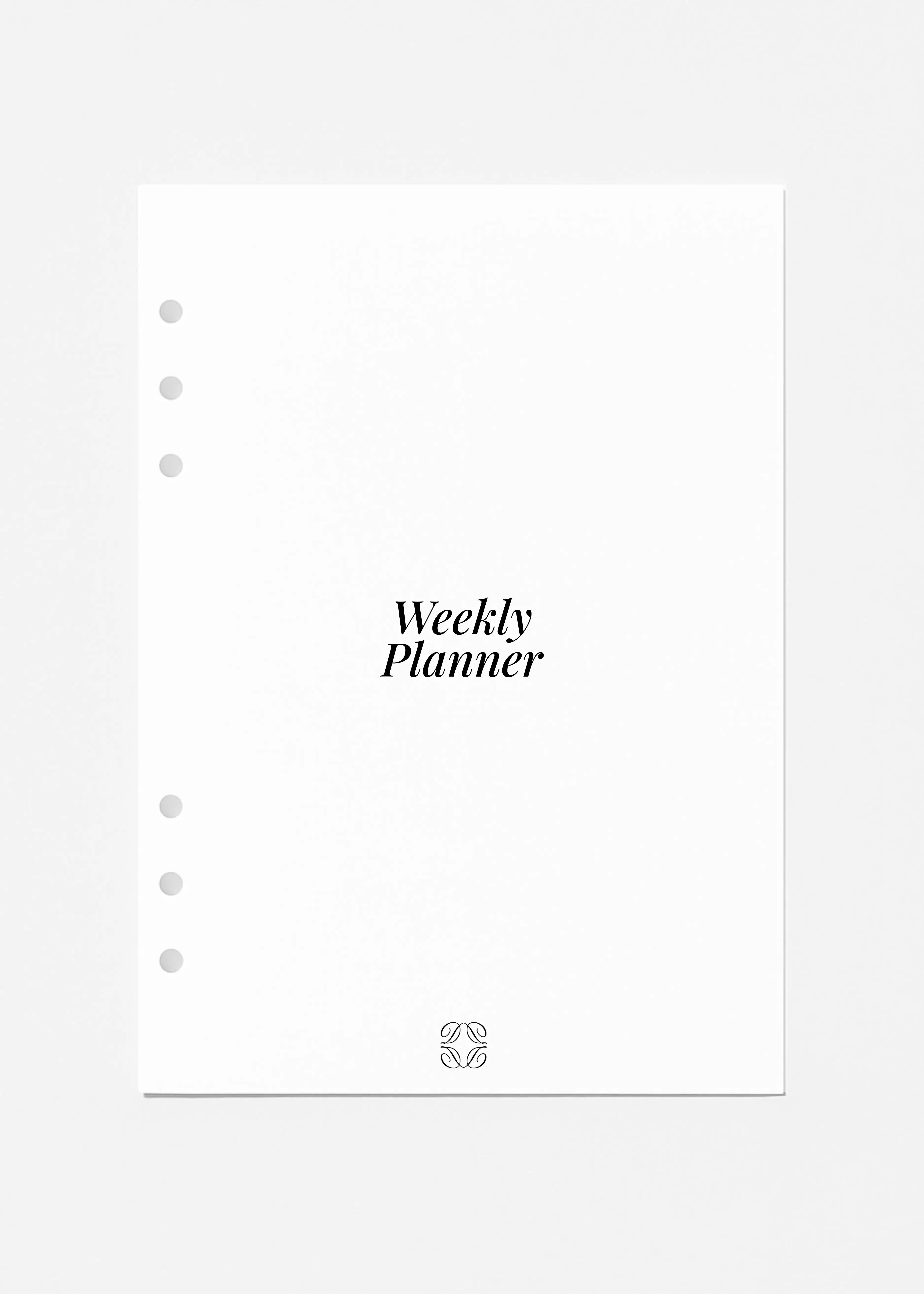 Weekly A5 Refill Sheets The Dream Académie