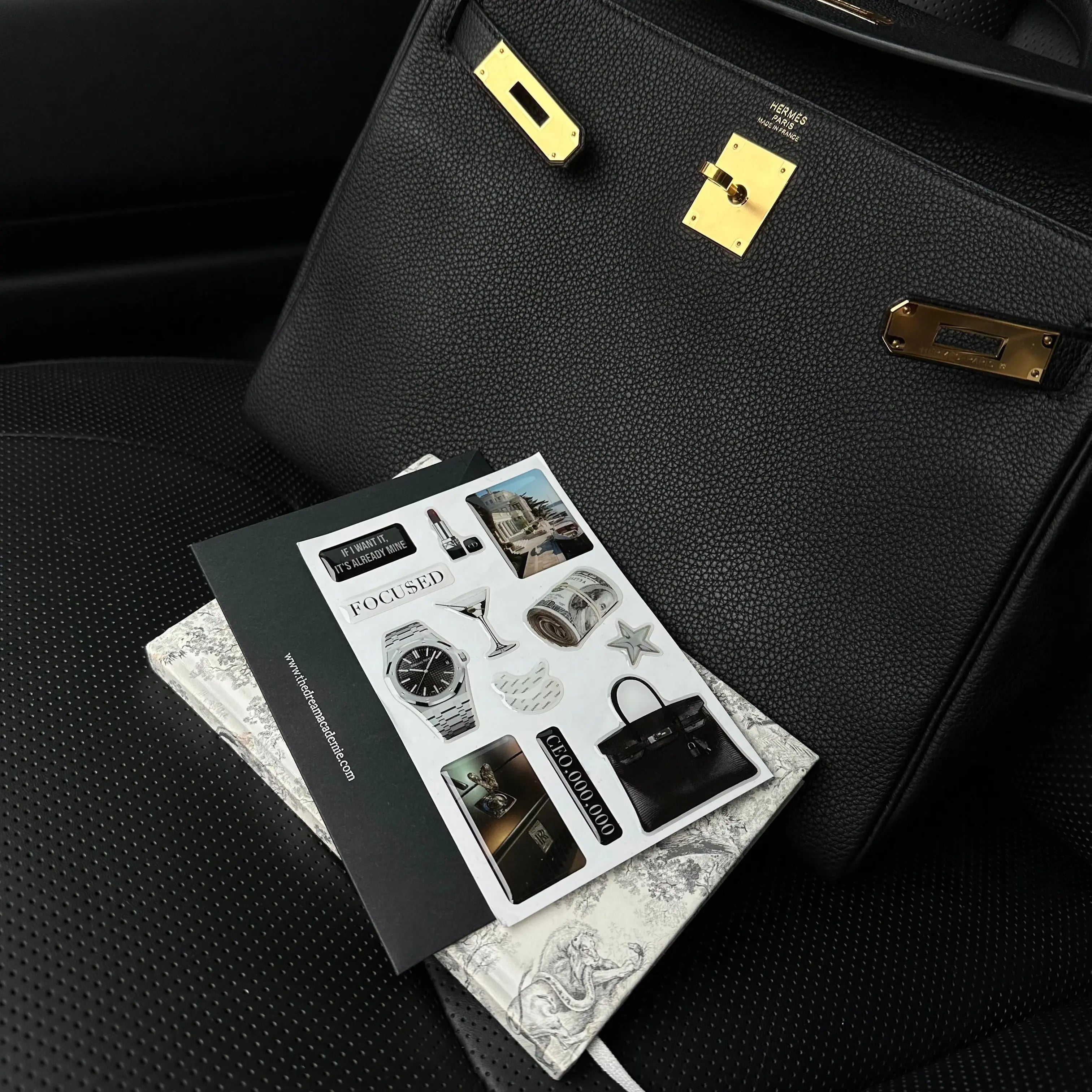 Los Angeles Vibes and Boss Energy Sticker Set Bundle The Dream Académie