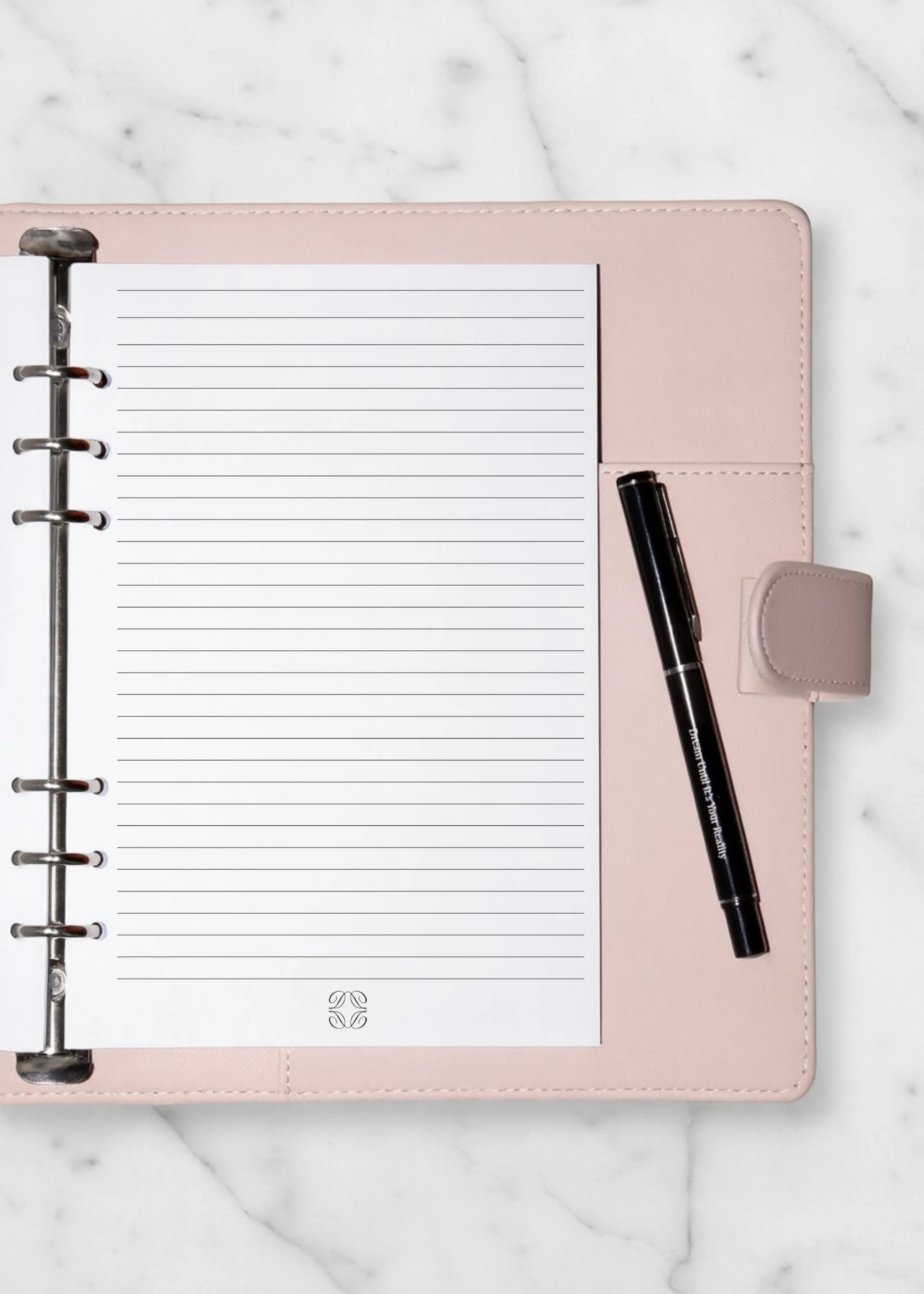 Lined Pages A5 Refill Planner The Dream Académie