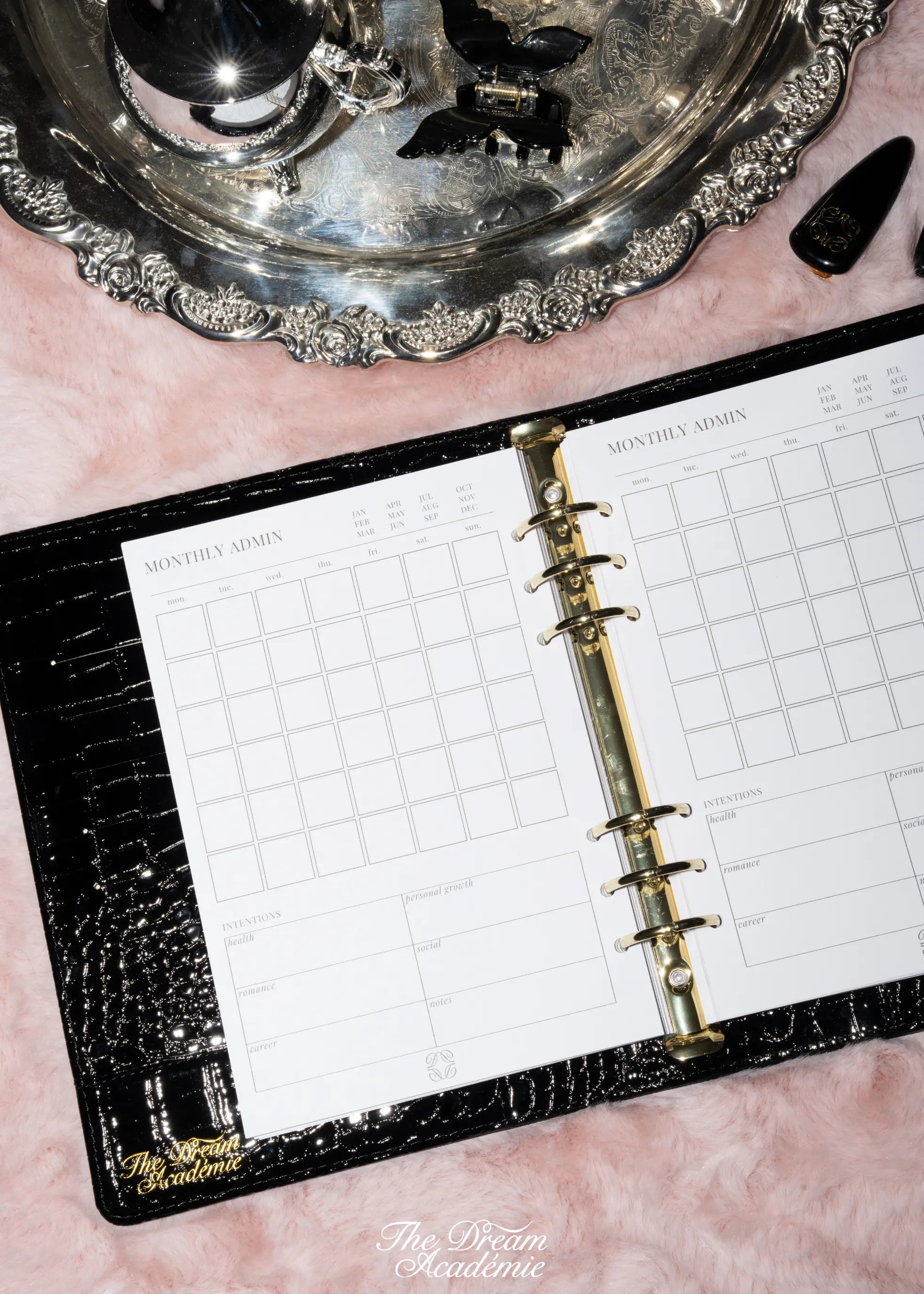 Monthly A5 Refill Sheets The Dream Académie