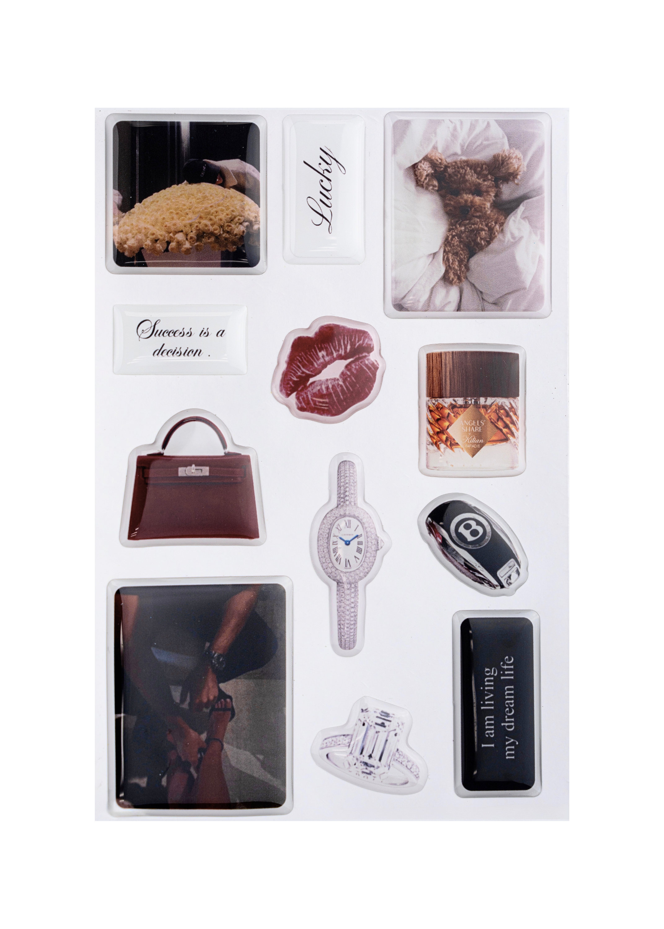 Slavic Girl Vibes Sticker Set