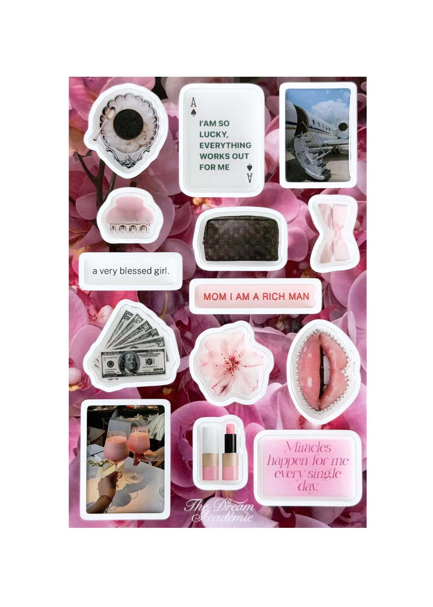 Lucky Girl Sticker Set The Dream Académie