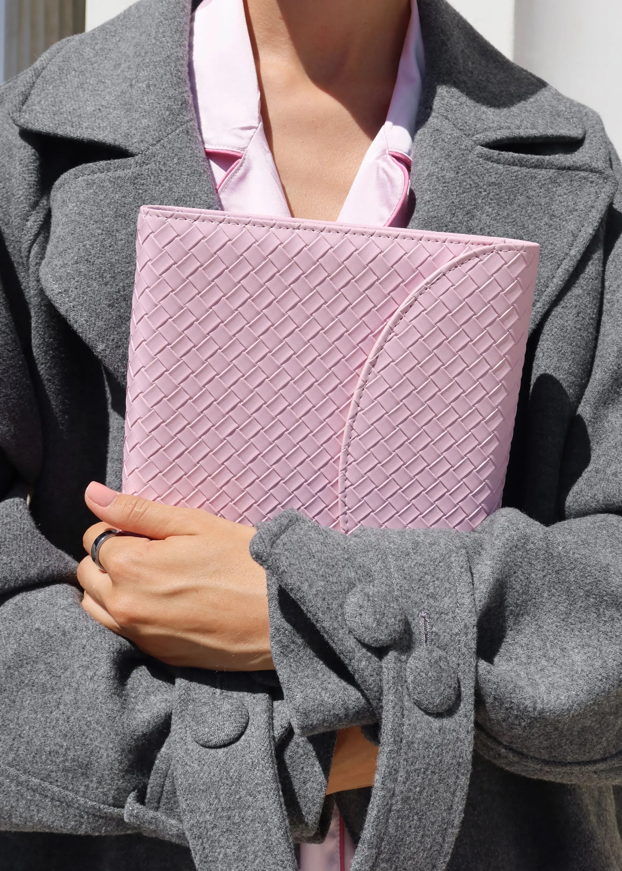 Pink Woven A5 Planner The Dream Académie