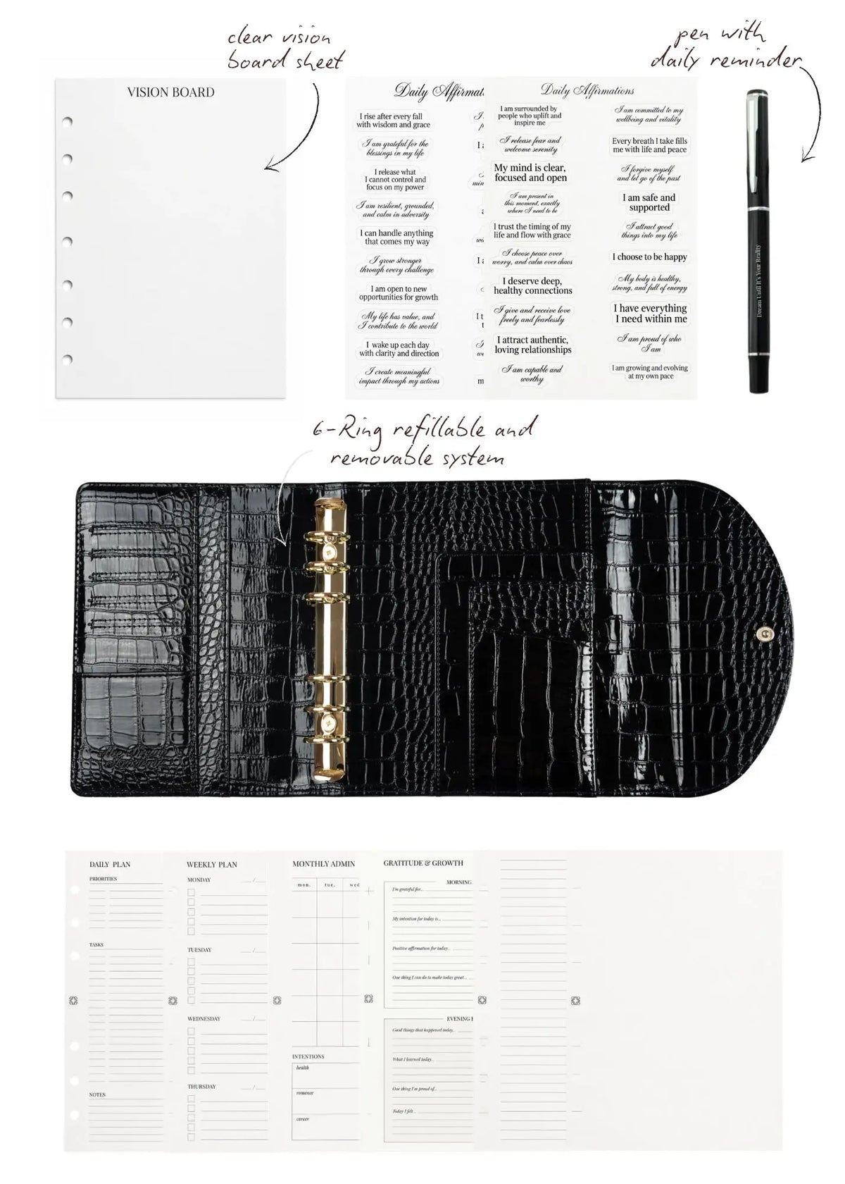Black Croc Personal Wide The Dream Académie
