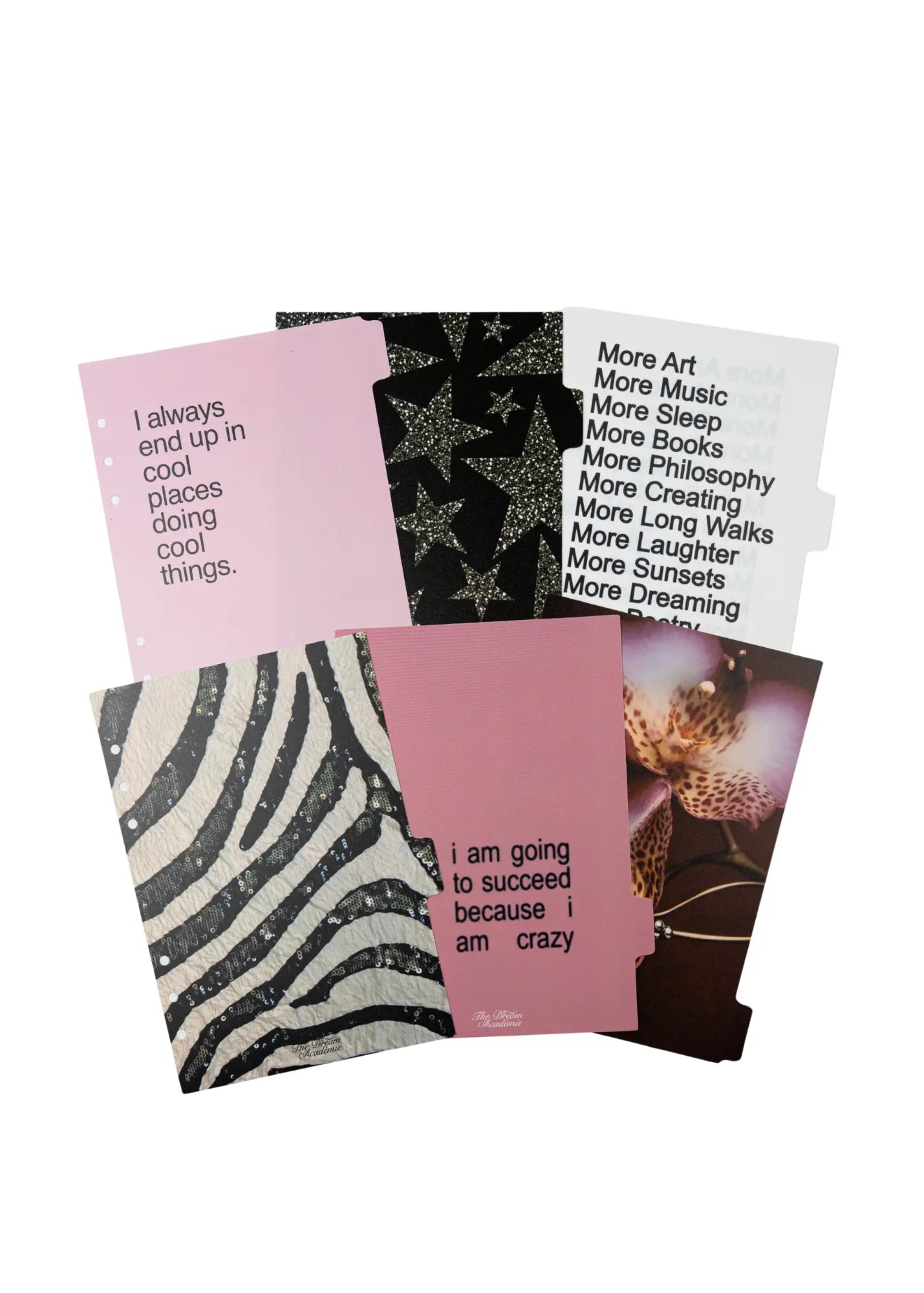 That Girl A5 Planner Dividers The Dream Académie
