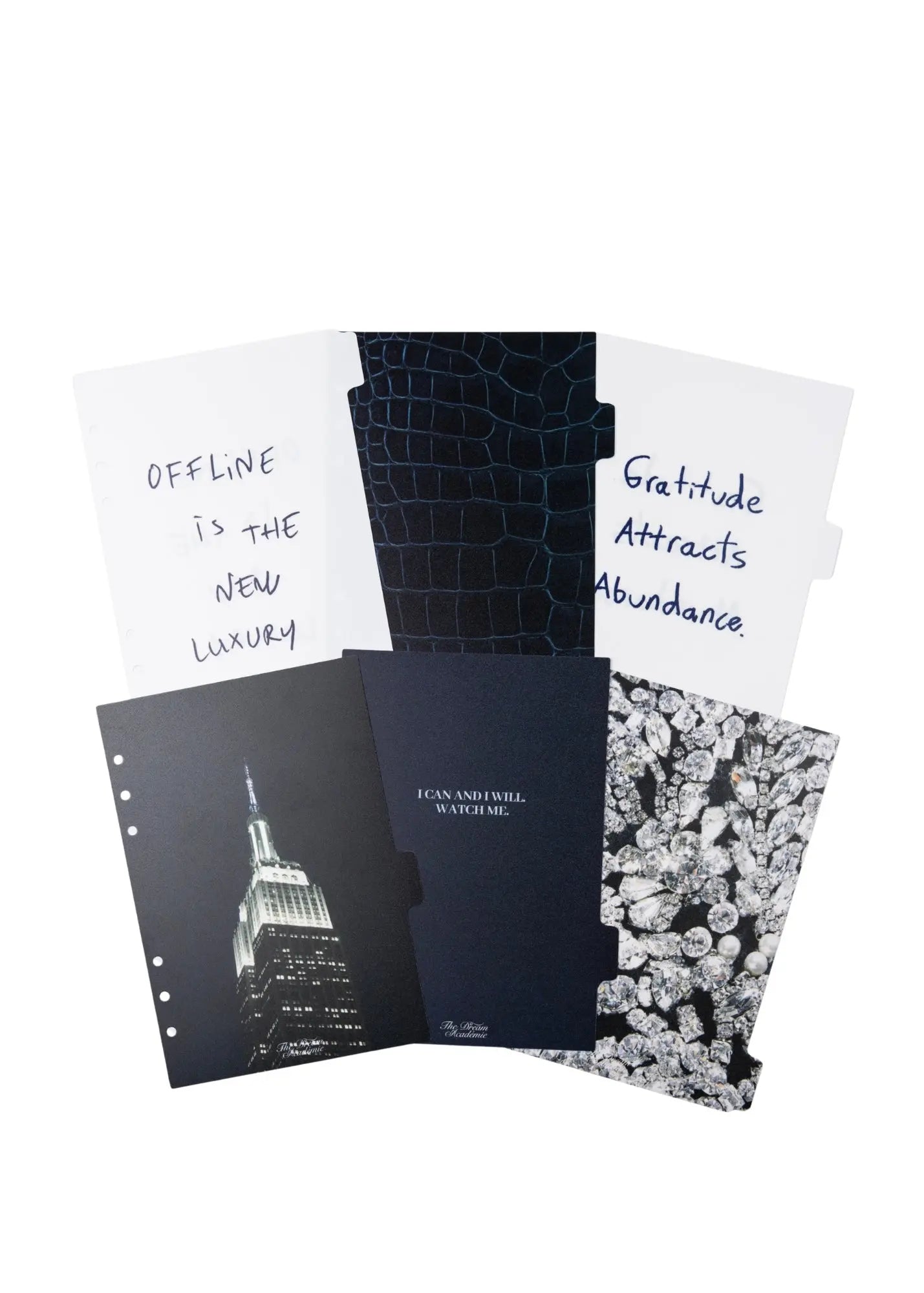 Midnight Empire A5 Planner Dividers The Dream Académie