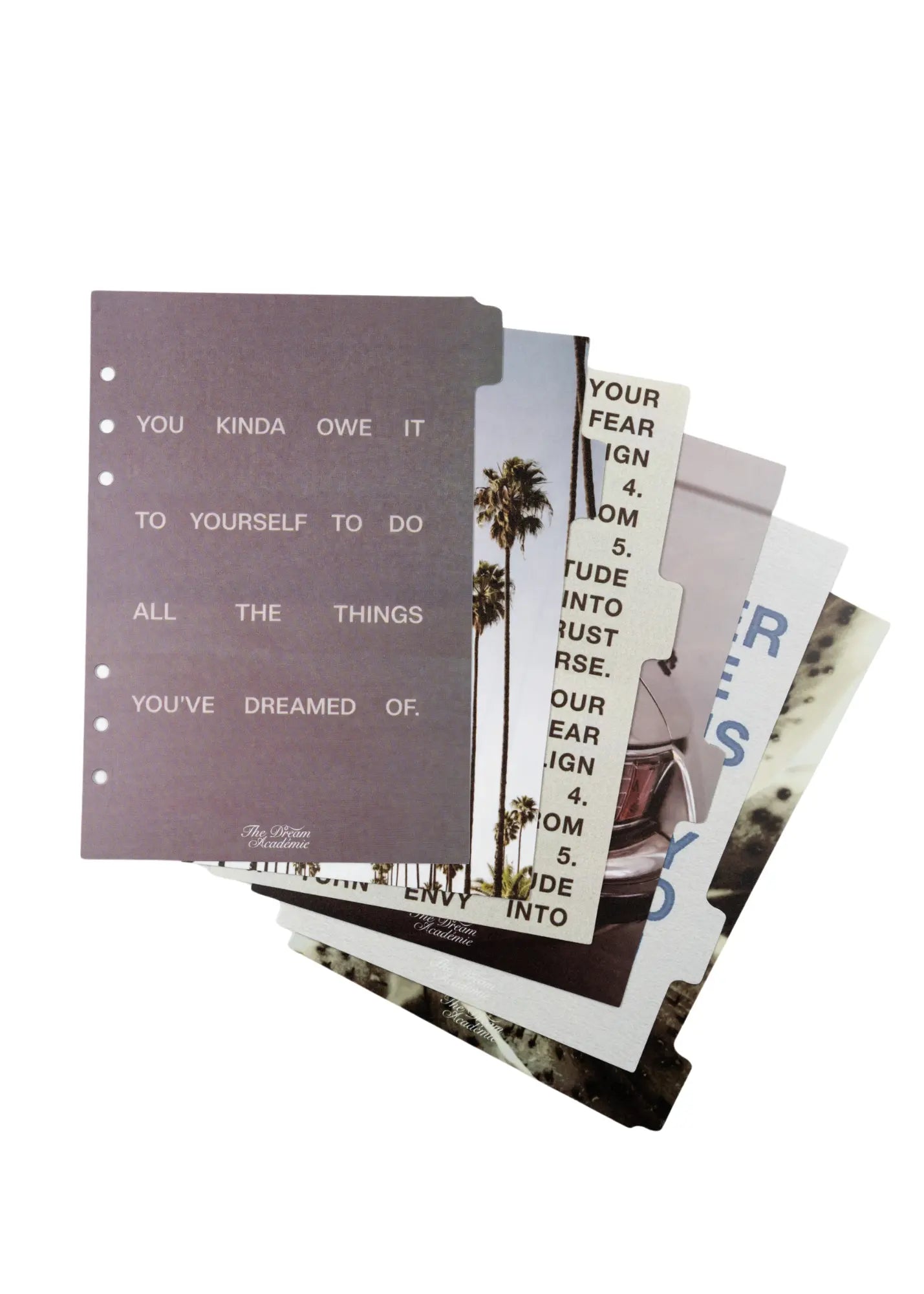 Dream Life A5 Planner Dividers The Dream Académie