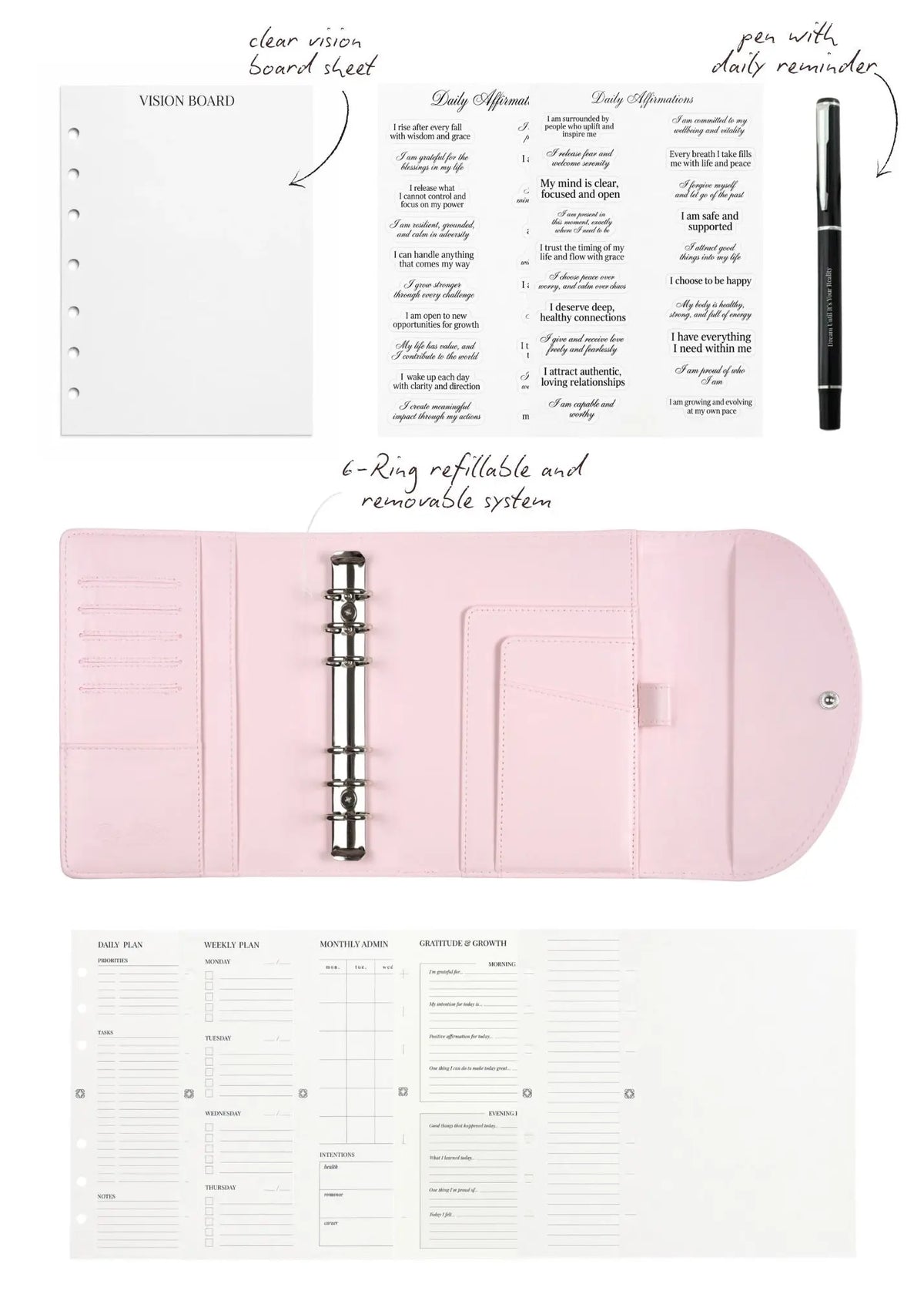 Baby Pink Personal Wide The Dream Académie