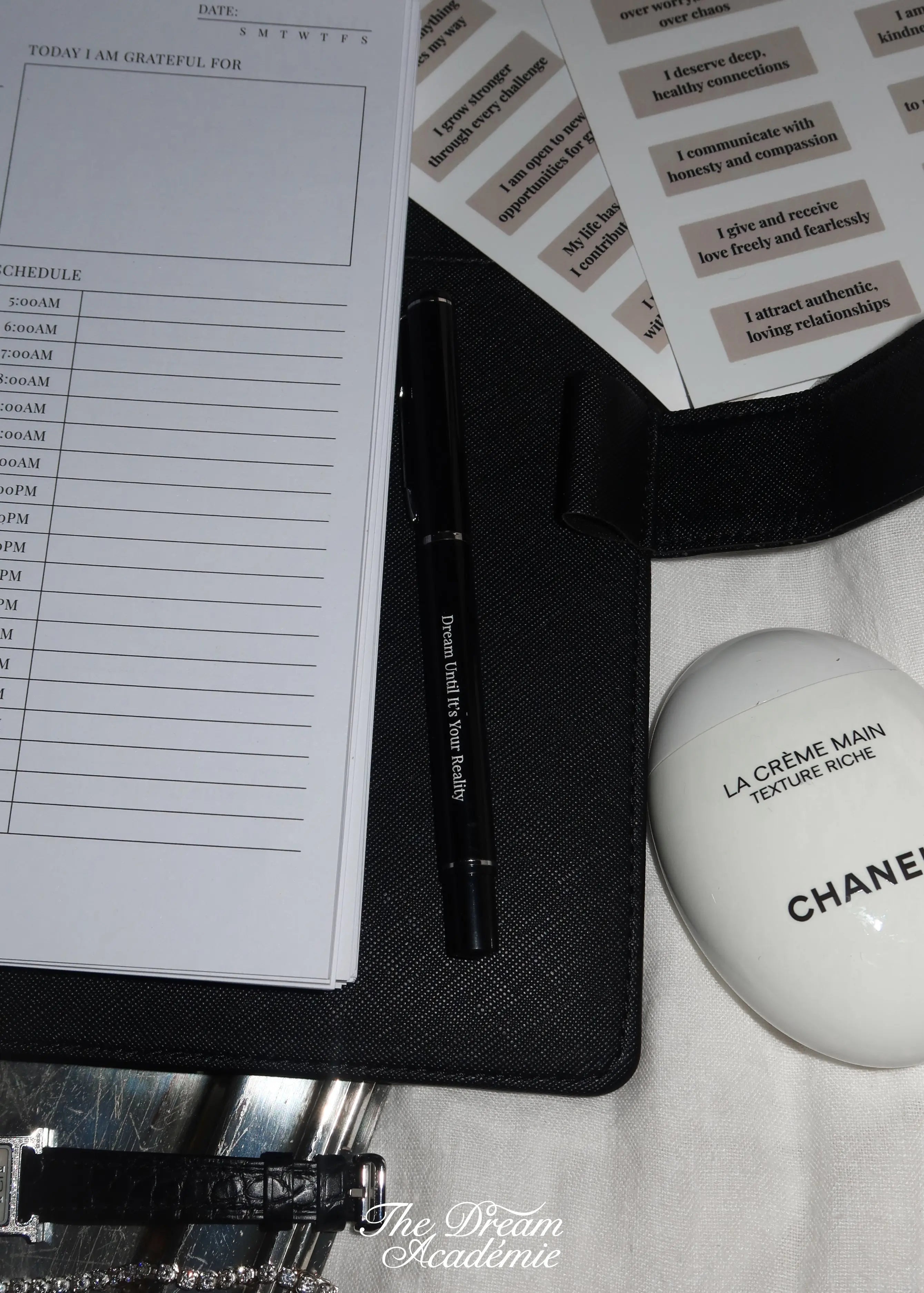 Noir A5 Dream Planner The Dream Académie