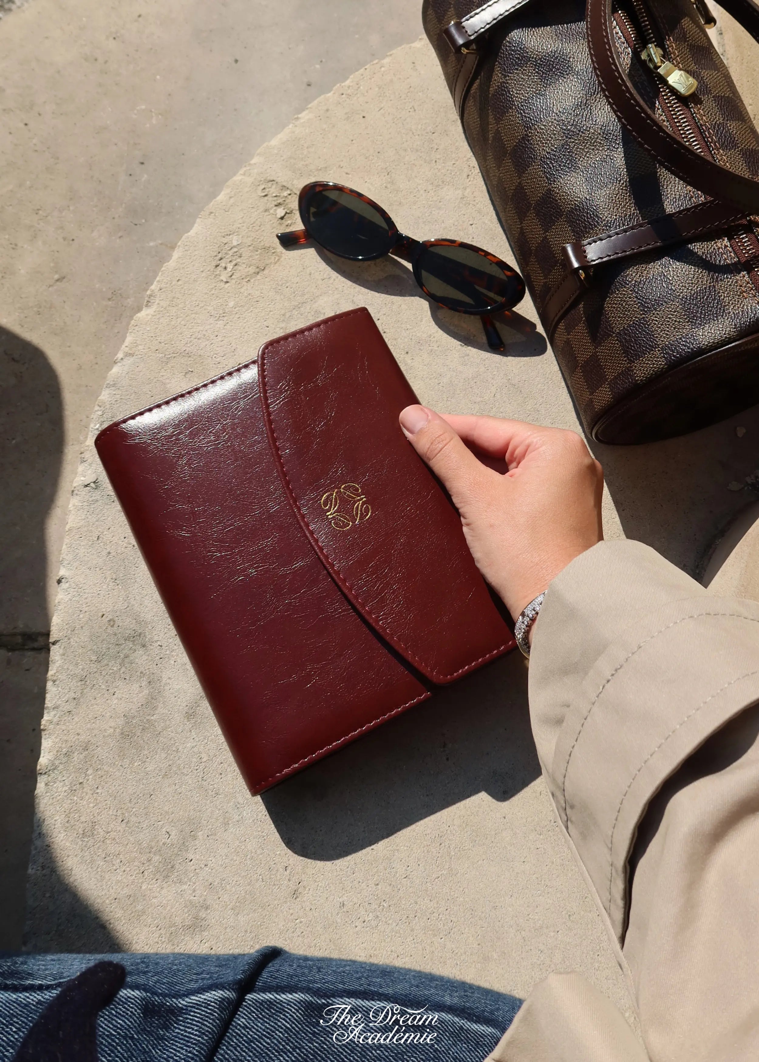 Burgundy Personal Planner The Dream Académie