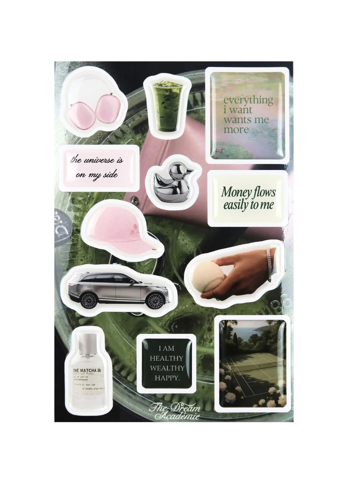 Matcha Dreams Sticker Set The Dream Académie