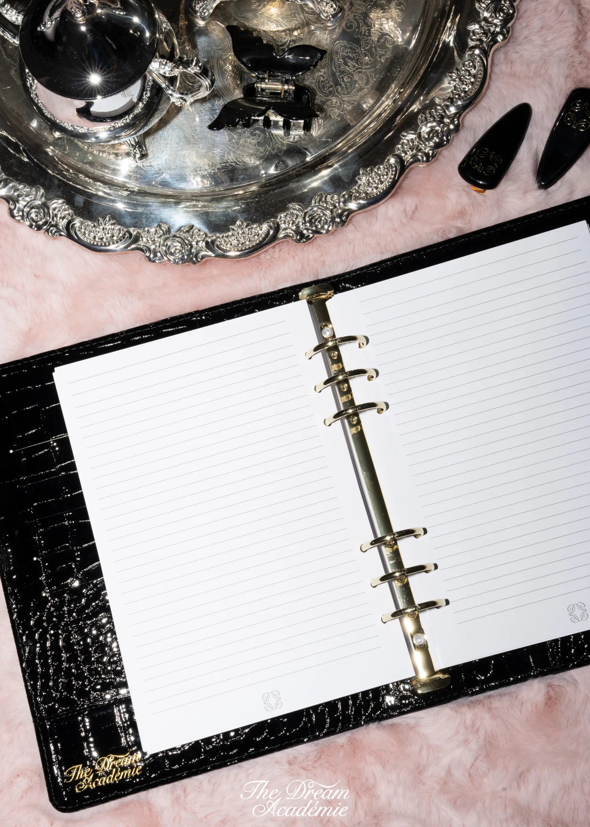 Black Croc A5 Planner The Dream Académie