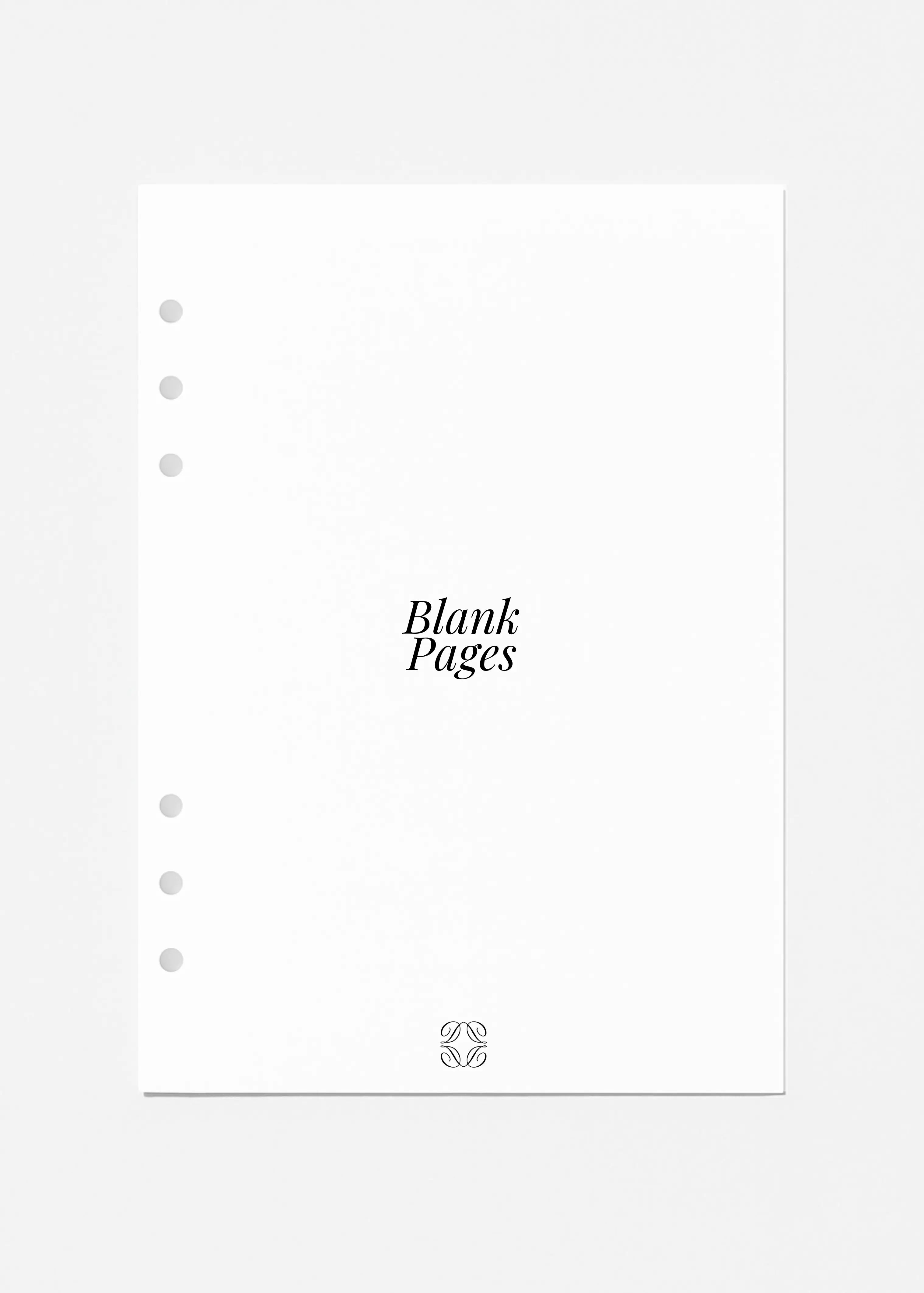 Blank Pages A5 Refill Planner The Dream Académie