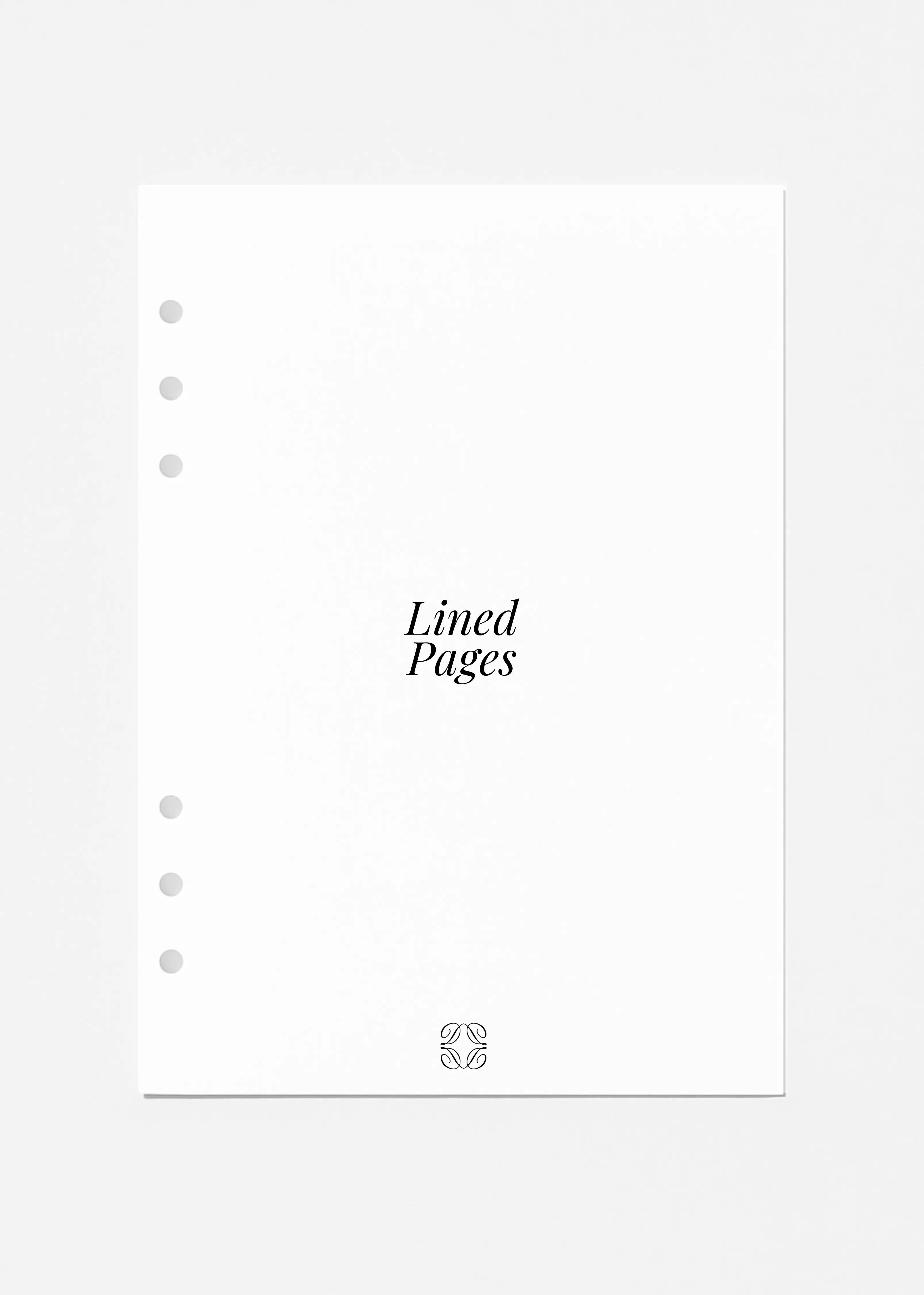 Lined Pages A5 Refill Planner The Dream Académie