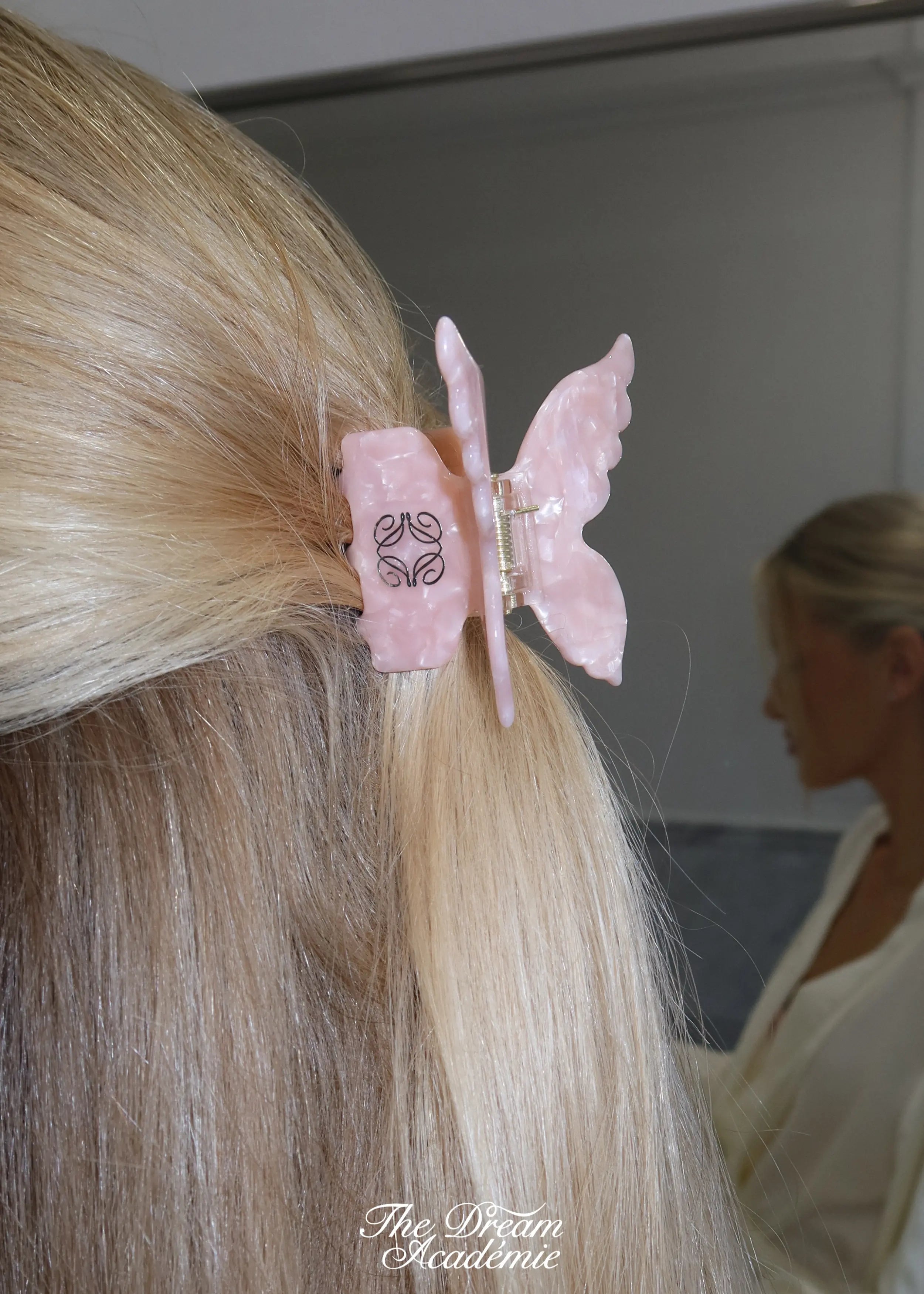 Cotton Pink Butterfly Hair Claw The Dream Académie