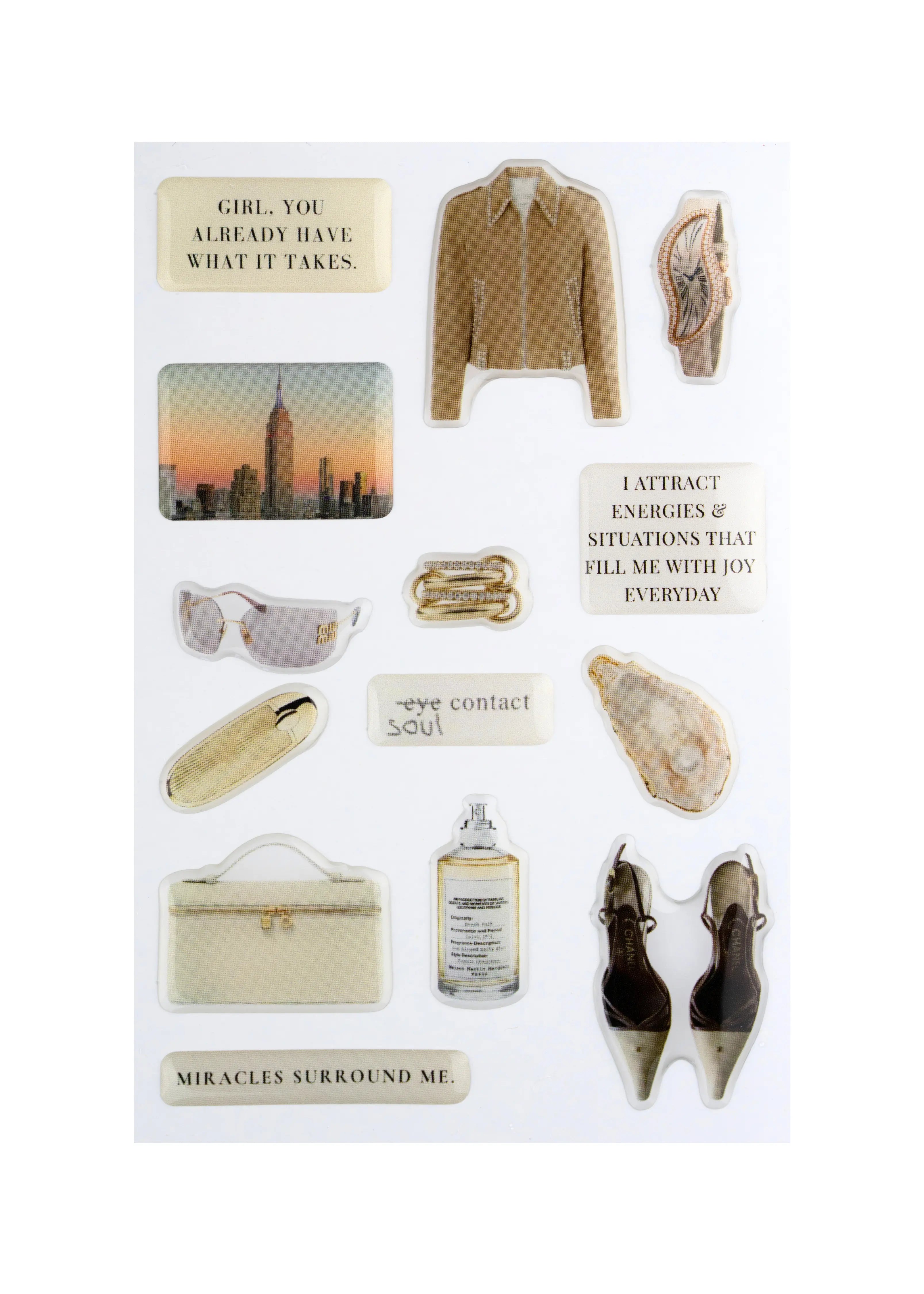 Golden Hour Sticker Set The Dream Académie