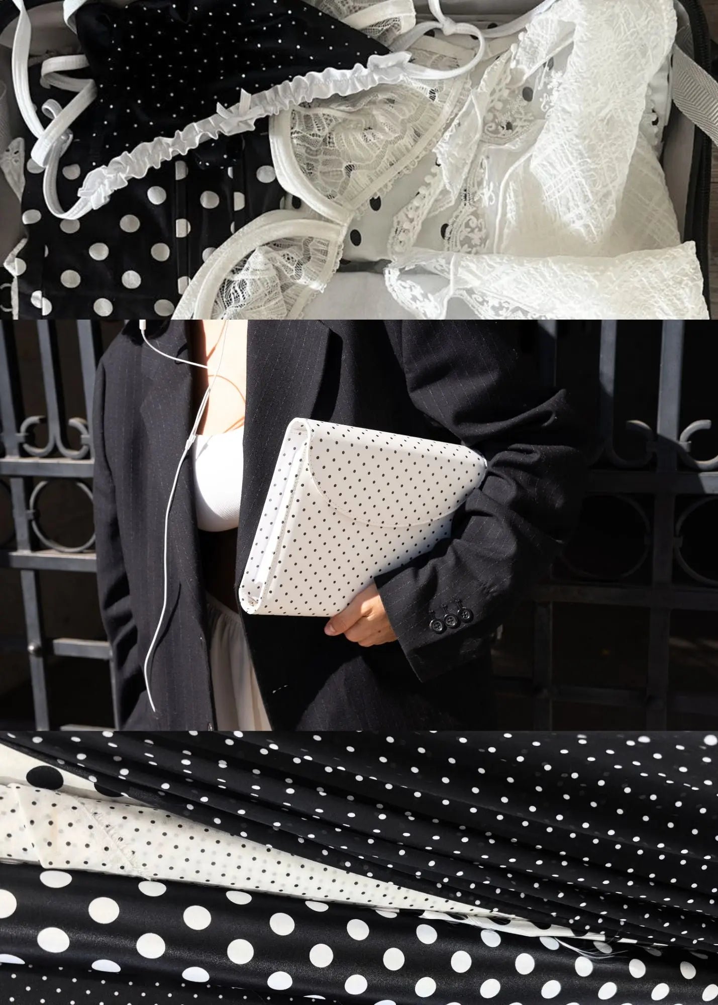 Ivory Polka Dot A5 Planner The Dream Académie