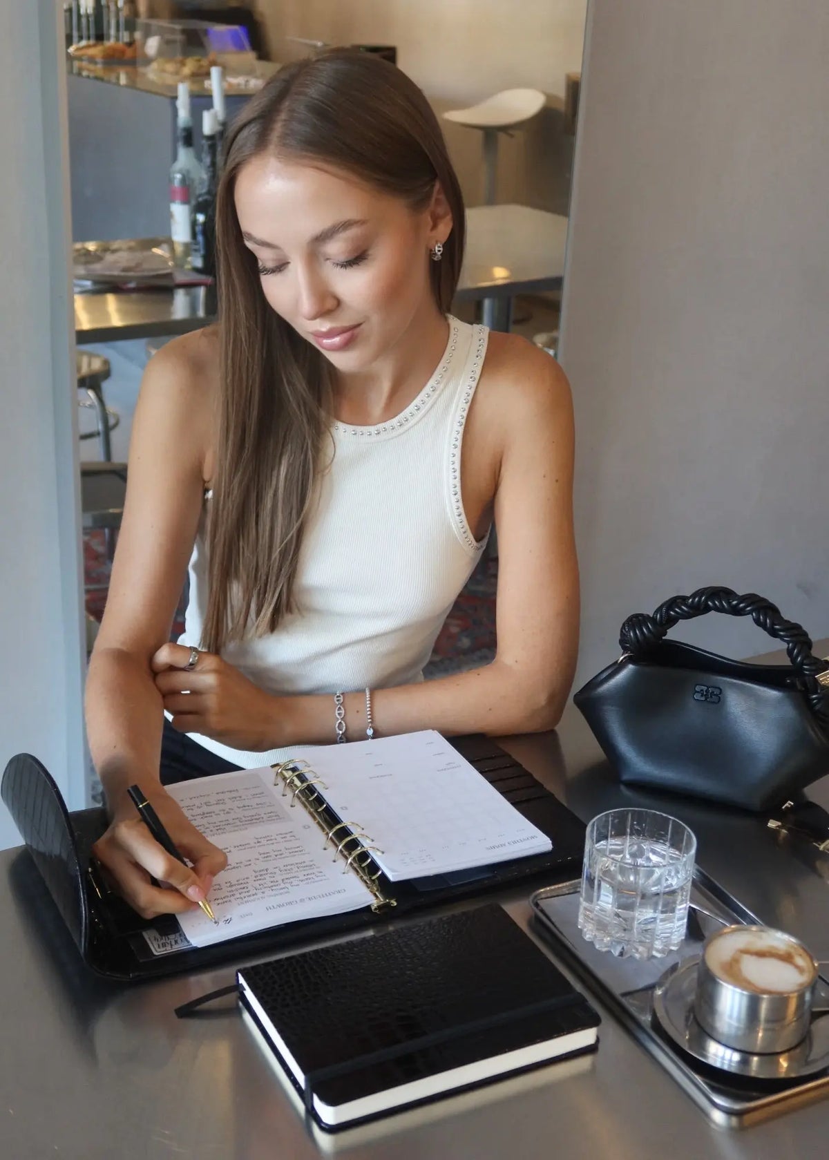 Black Croc A5 Planner The Dream Académie