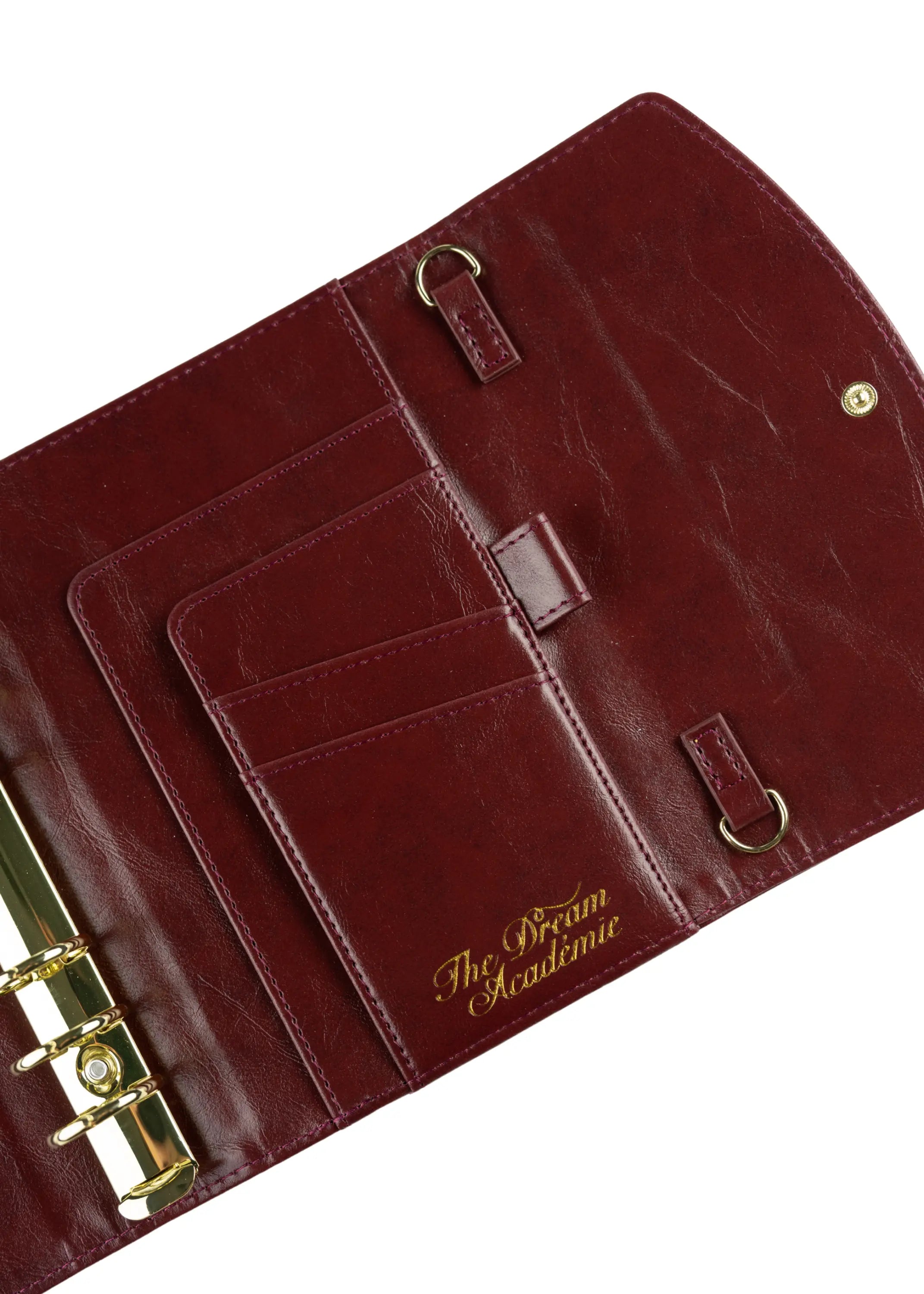 Burgundy A6 Planner The Dream Académie