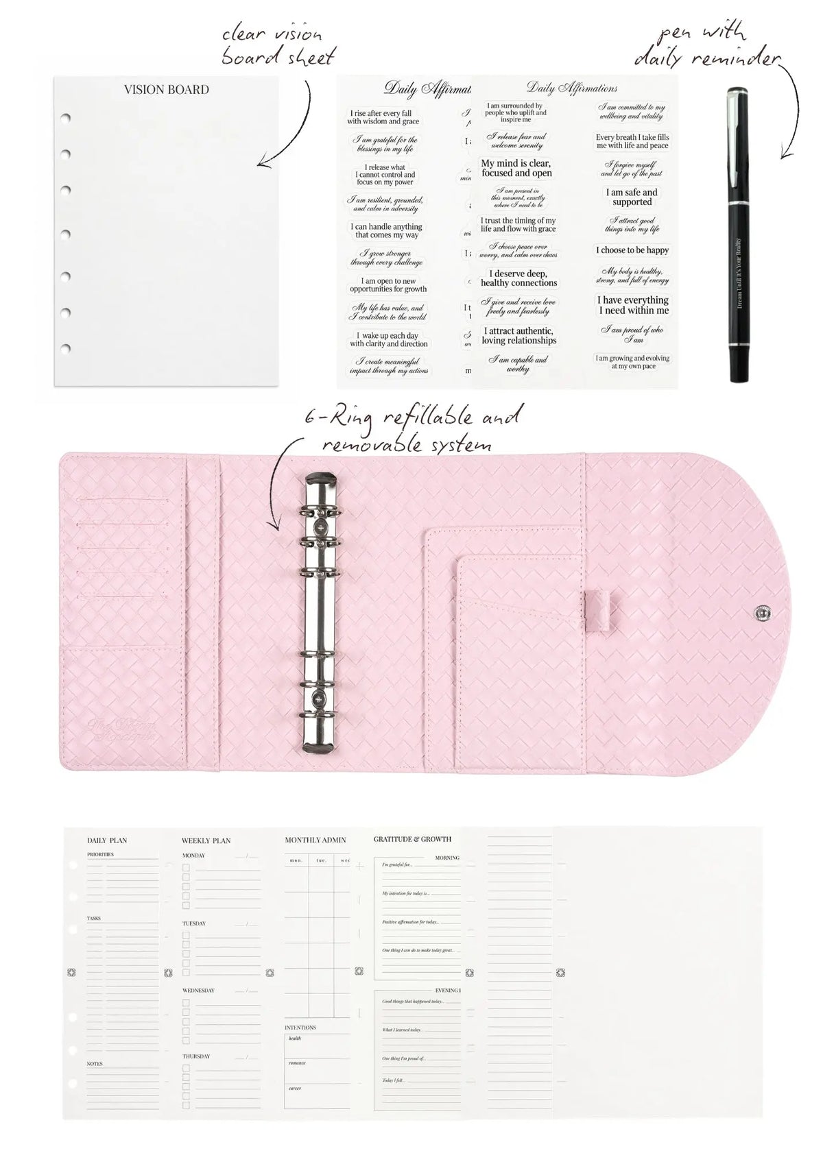 Black Woven Personal Wide (Copy) The Dream Académie
