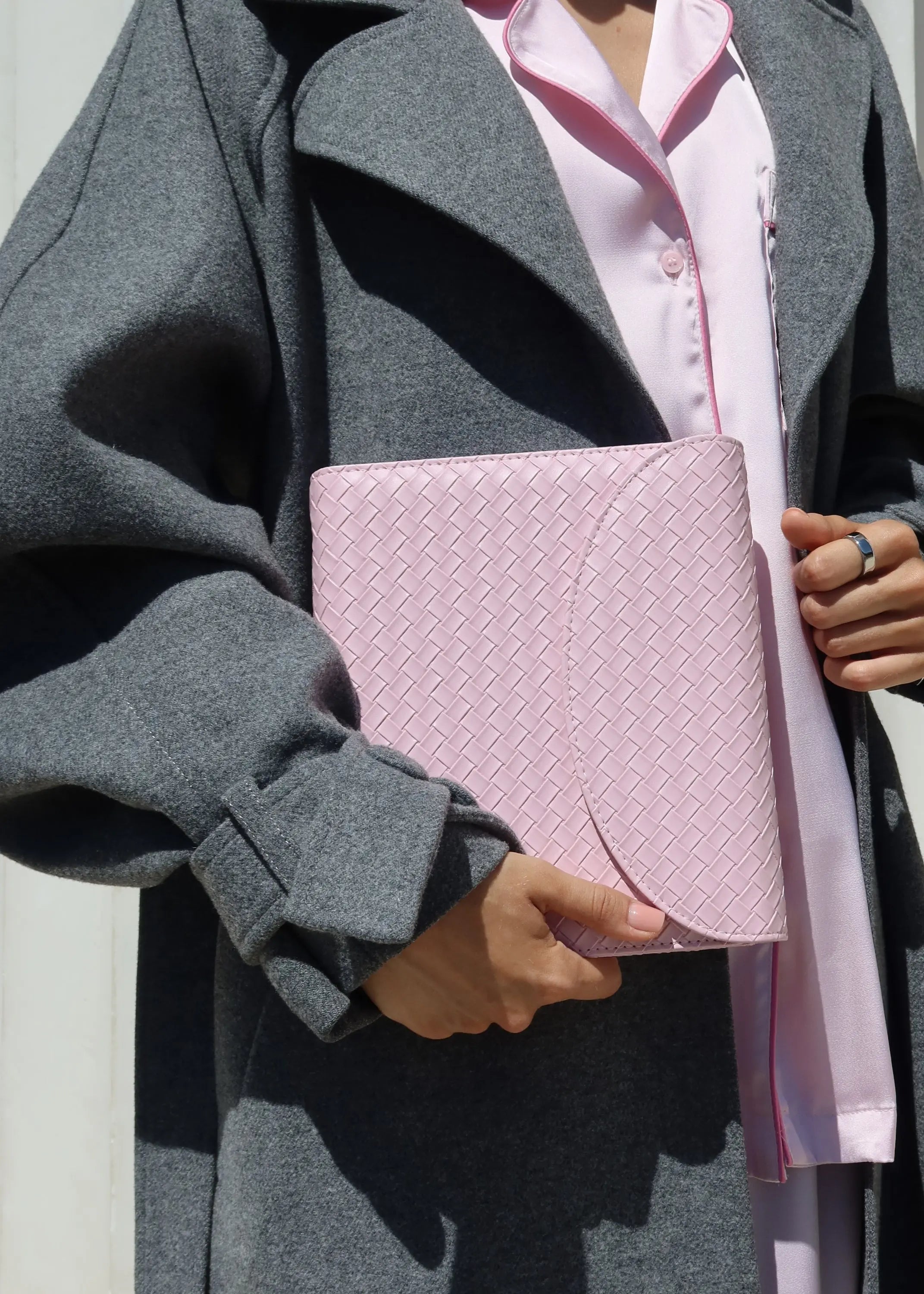 Pink Woven A5 Planner The Dream Académie