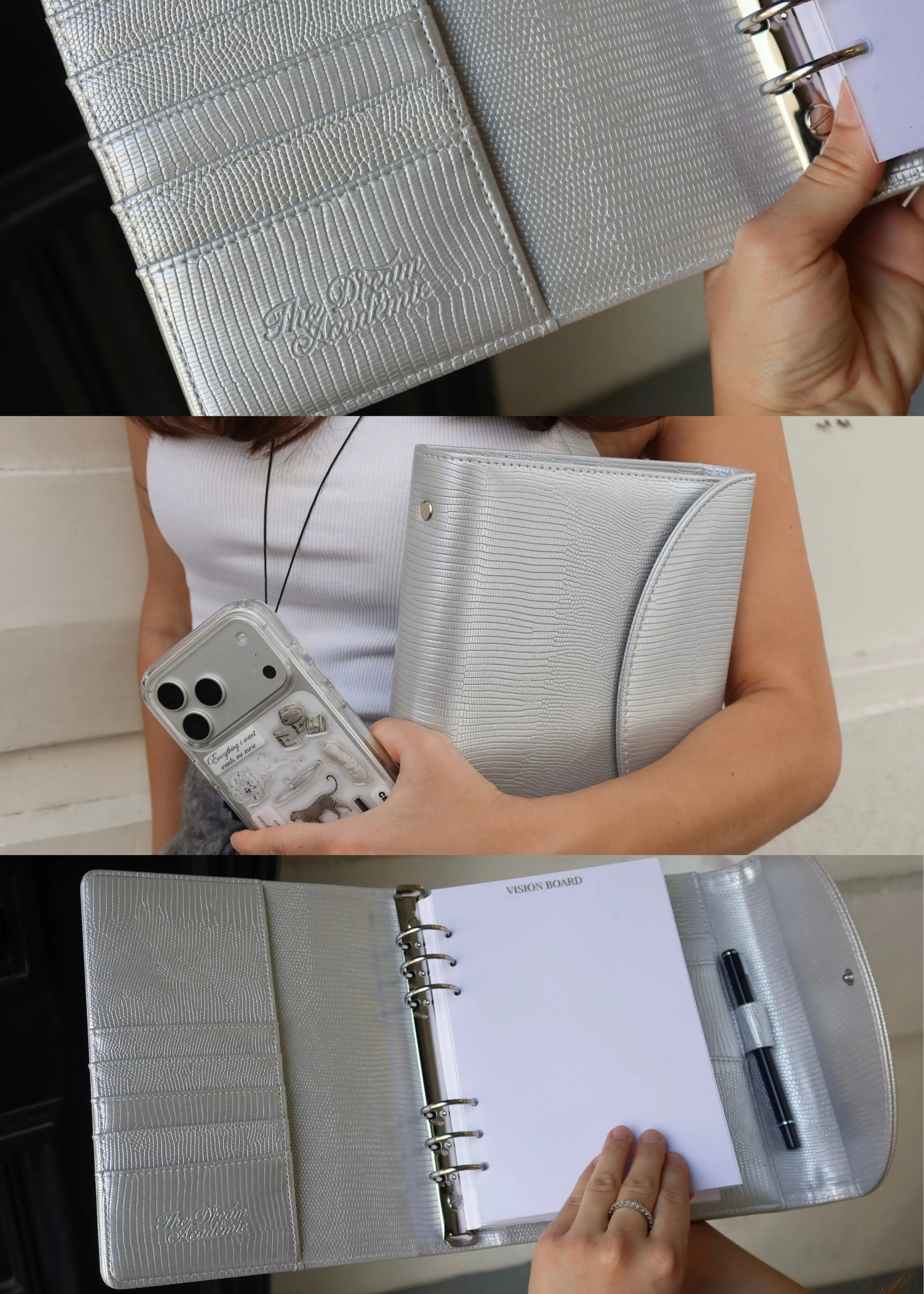 Silver Lizard A5 Planner The Dream Académie