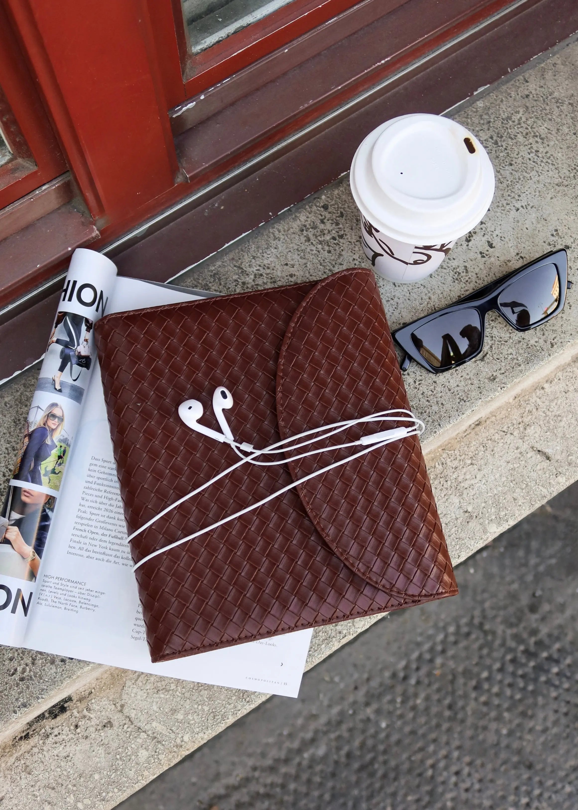 Brown Woven A5 Planner The Dream Académie