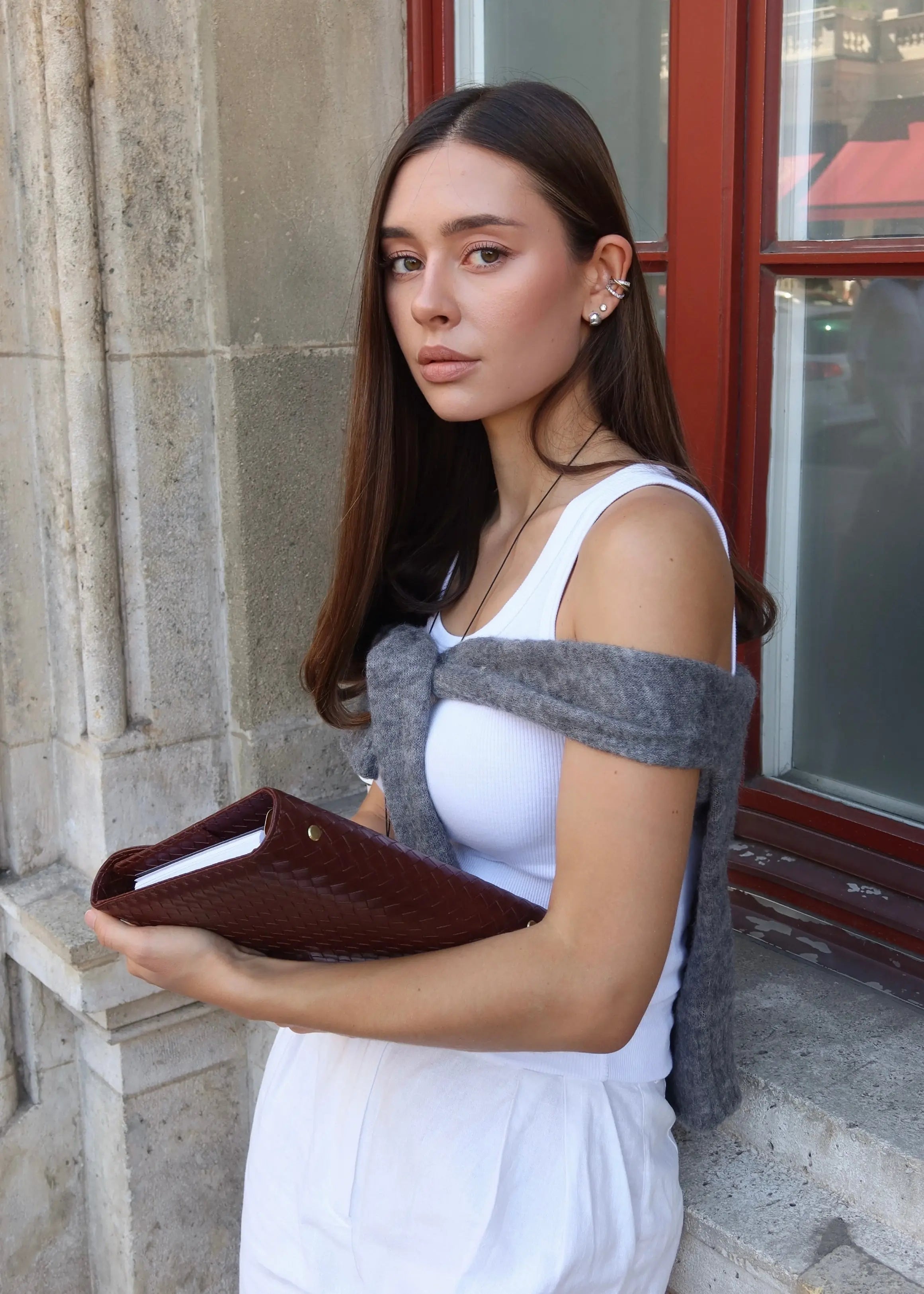 Brown Woven A5 Planner The Dream Académie