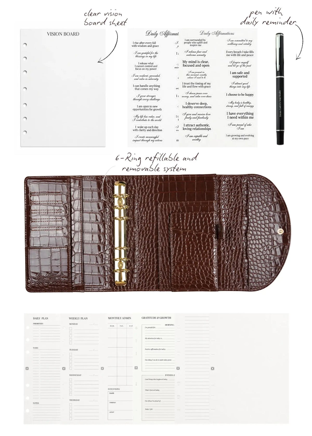 Chocolate Croc Personal Wide The Dream Académie