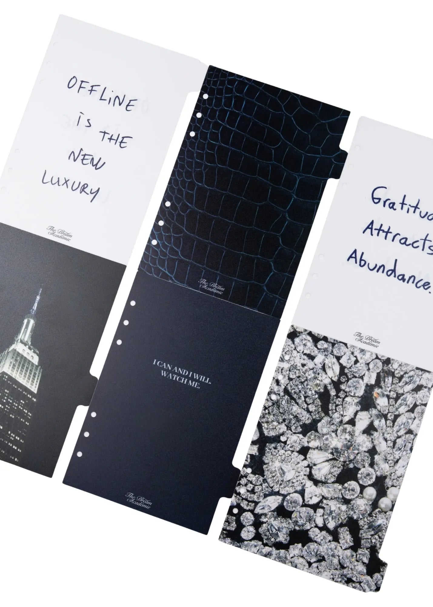 Midnight Empire A5 Planner Dividers The Dream Académie